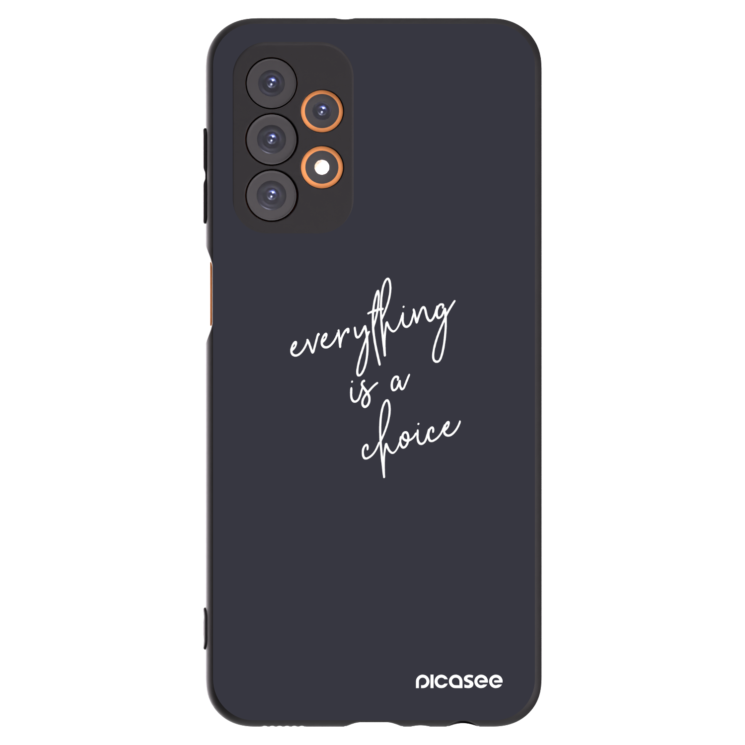 Picasee silikonový černý obal pro Samsung Galaxy A23 A236B 5G - Vše je na tobě