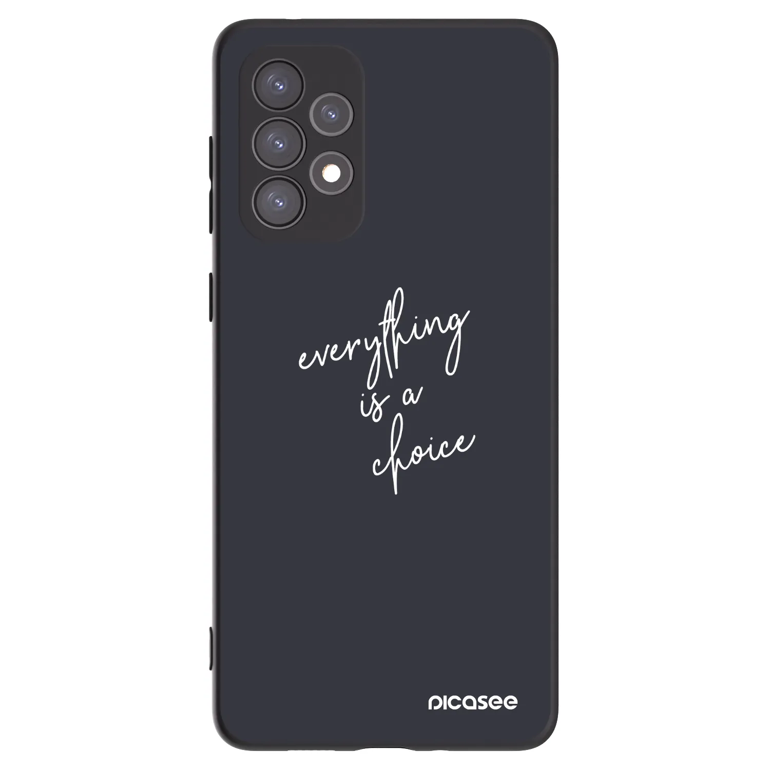 Picasee silikonový černý obal pro Samsung Galaxy A73 5G - Vše je na tobě