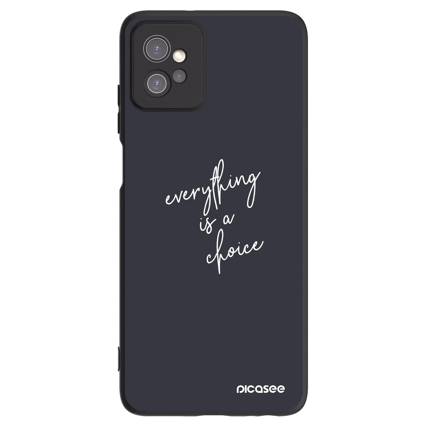 Picasee silikonový černý obal pro Motorola Moto G32 - Vše je na tobě