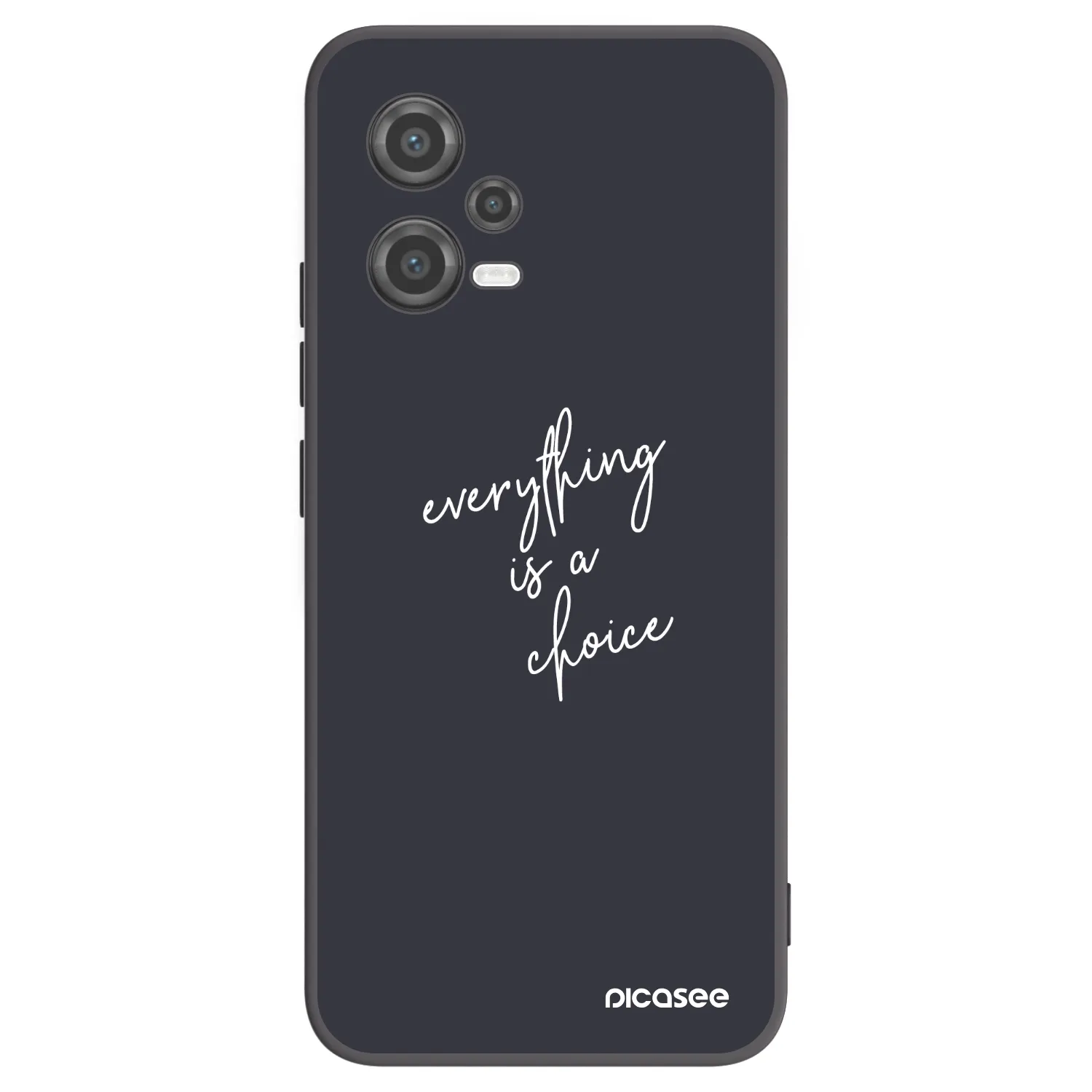 Picasee silikonový černý obal pro Xiaomi Poco X5 - Vše je na tobě