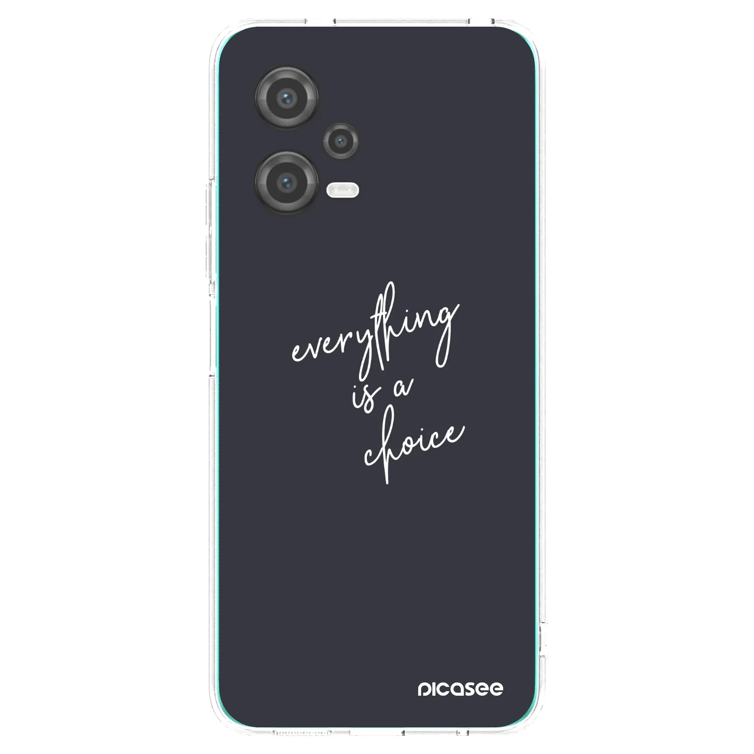 Picasee silikonový průhledný obal pro Xiaomi Poco X5 - Vše je na tobě
