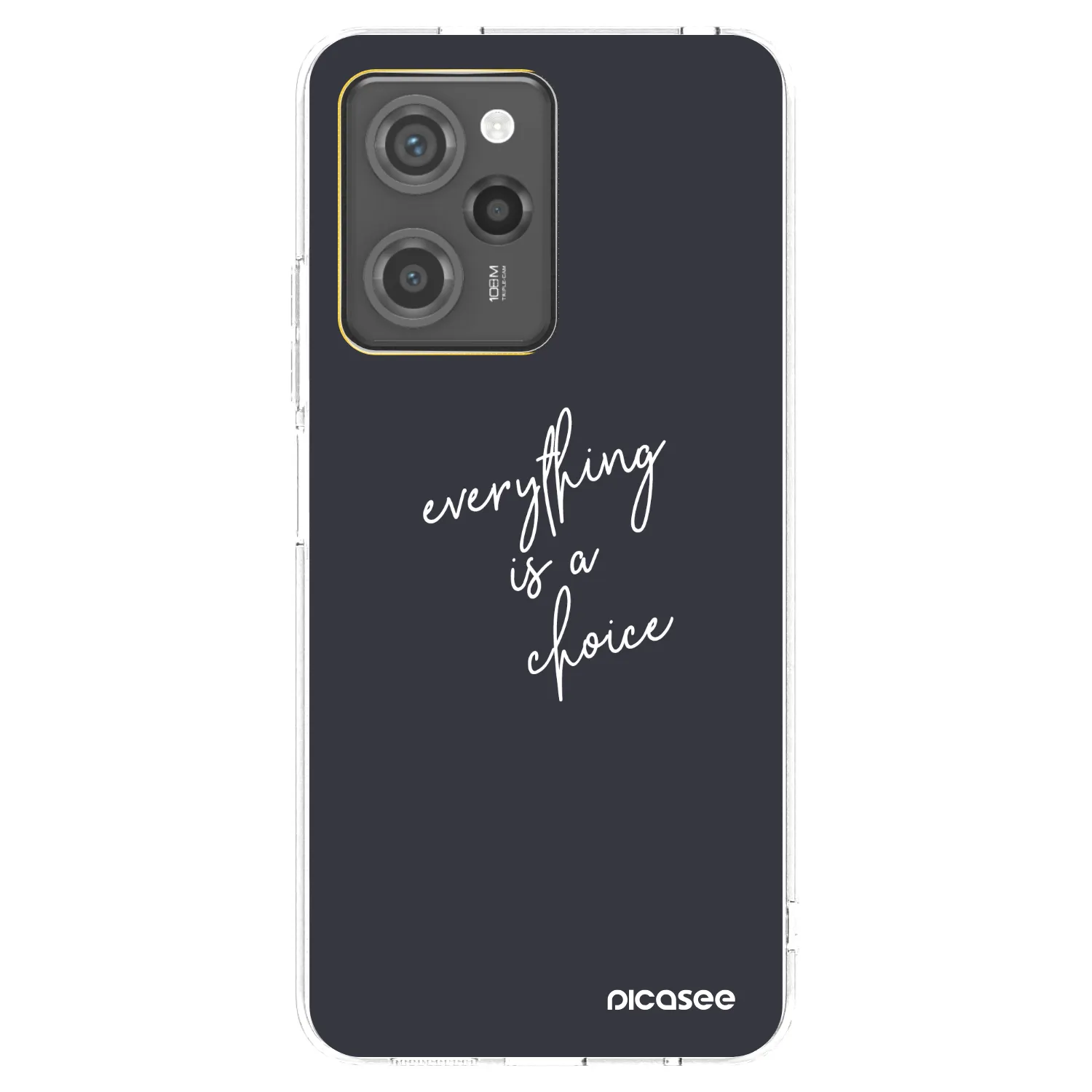 Picasee silikonový černý obal pro Xiaomi Poco X5 Pro - Vše je na tobě