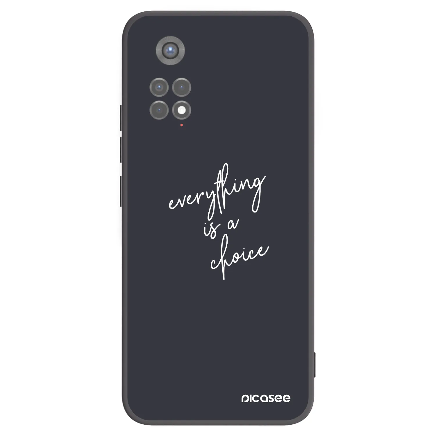 Picasee silikonový černý obal pro Xiaomi Redmi Note 11S 5G - Vše je na tobě