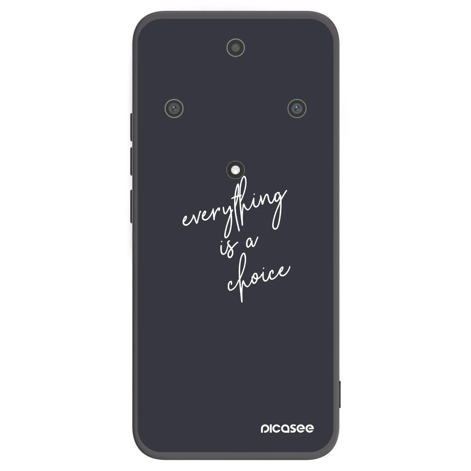 Picasee silikonový černý obal pro Honor Magic5 Lite 5G - Vše je na tobě