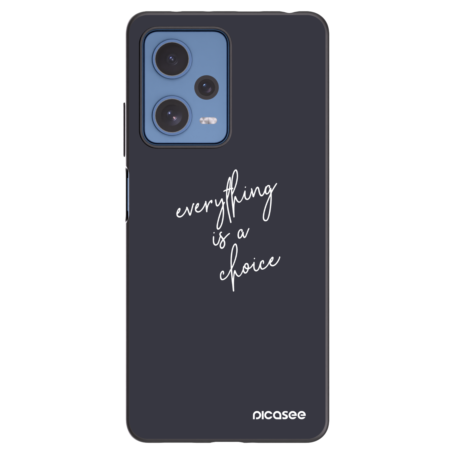 Picasee silikonový černý obal pro Xiaomi Redmi Note 12 Pro 5G - Vše je na tobě