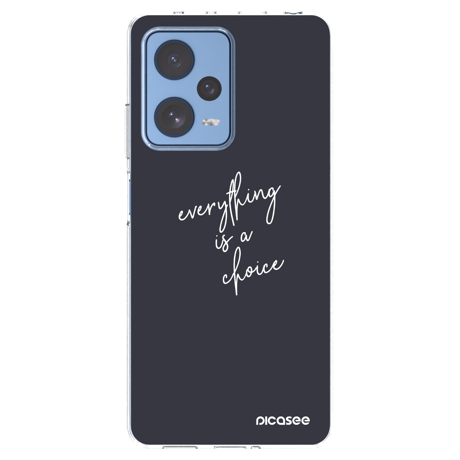 Picasee silikonový průhledný obal pro Xiaomi Redmi Note 12 Pro 5G - Vše je na tobě