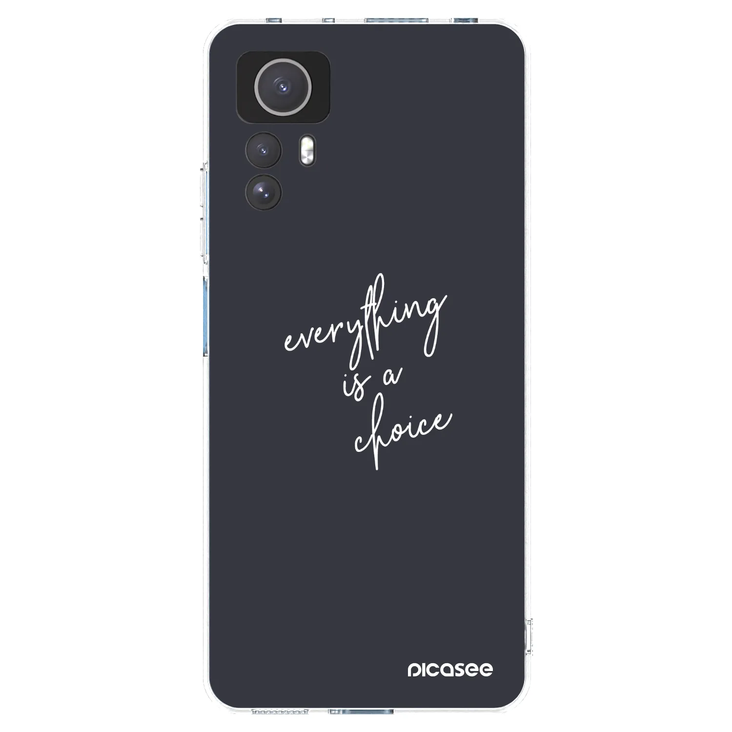 Picasee silikonový průhledný obal pro Xiaomi Redmi Note 12S - Vše je na tobě