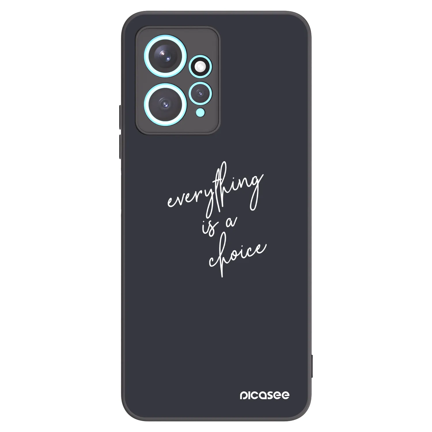 Picasee silikonový černý obal pro Xiaomi Redmi Note 12 4G - Vše je na tobě
