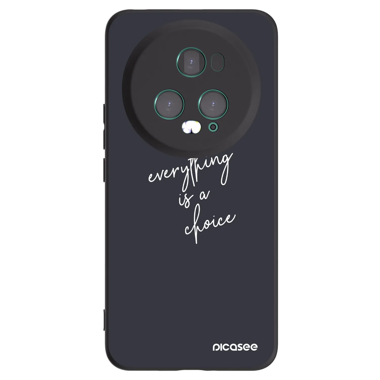 Picasee silikonový černý obal pro Honor Magic5 Pro - Vše je na tobě