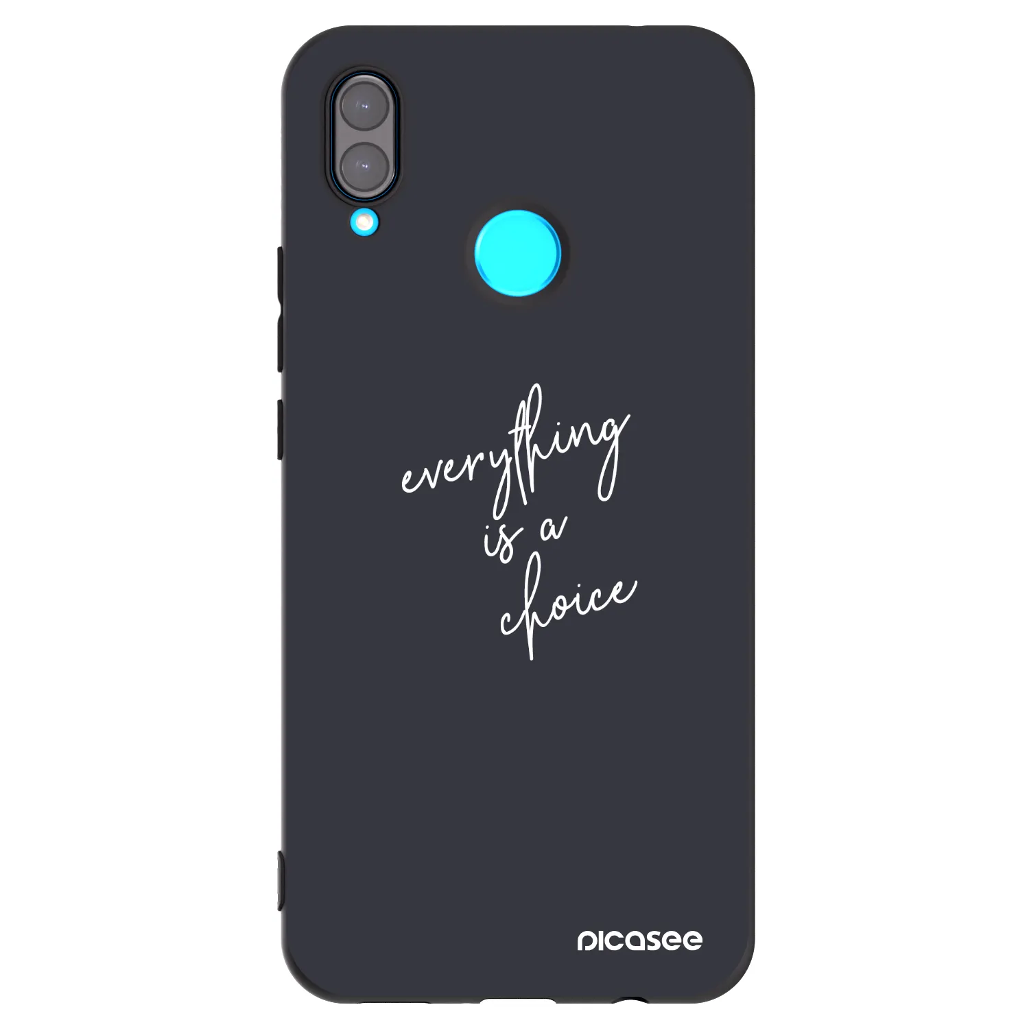 Picasee silikonový černý obal pro Huawei Nova 3 - Vše je na tobě