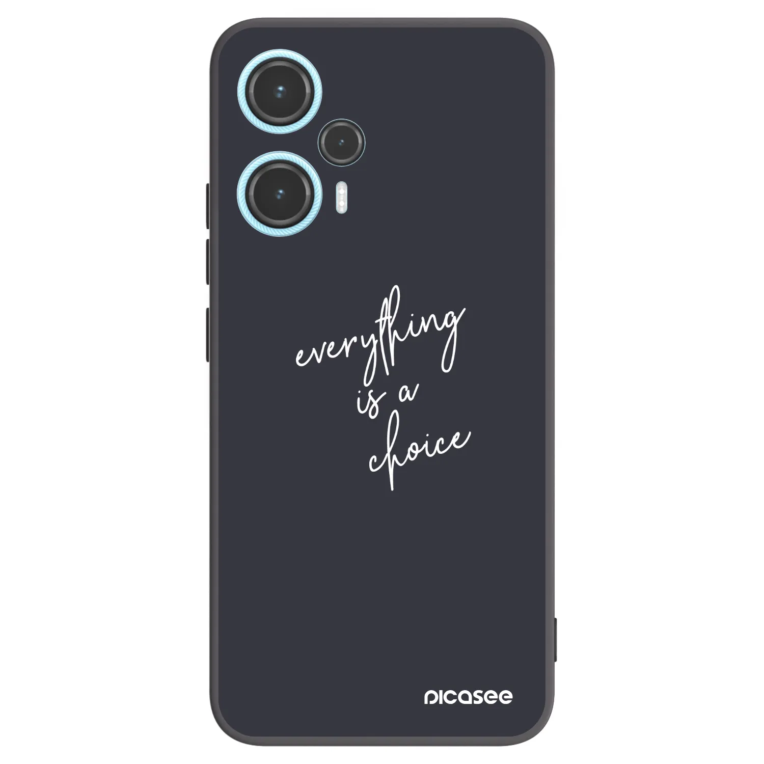 Picasee silikonový černý obal pro Xiaomi Poco F5 - Vše je na tobě