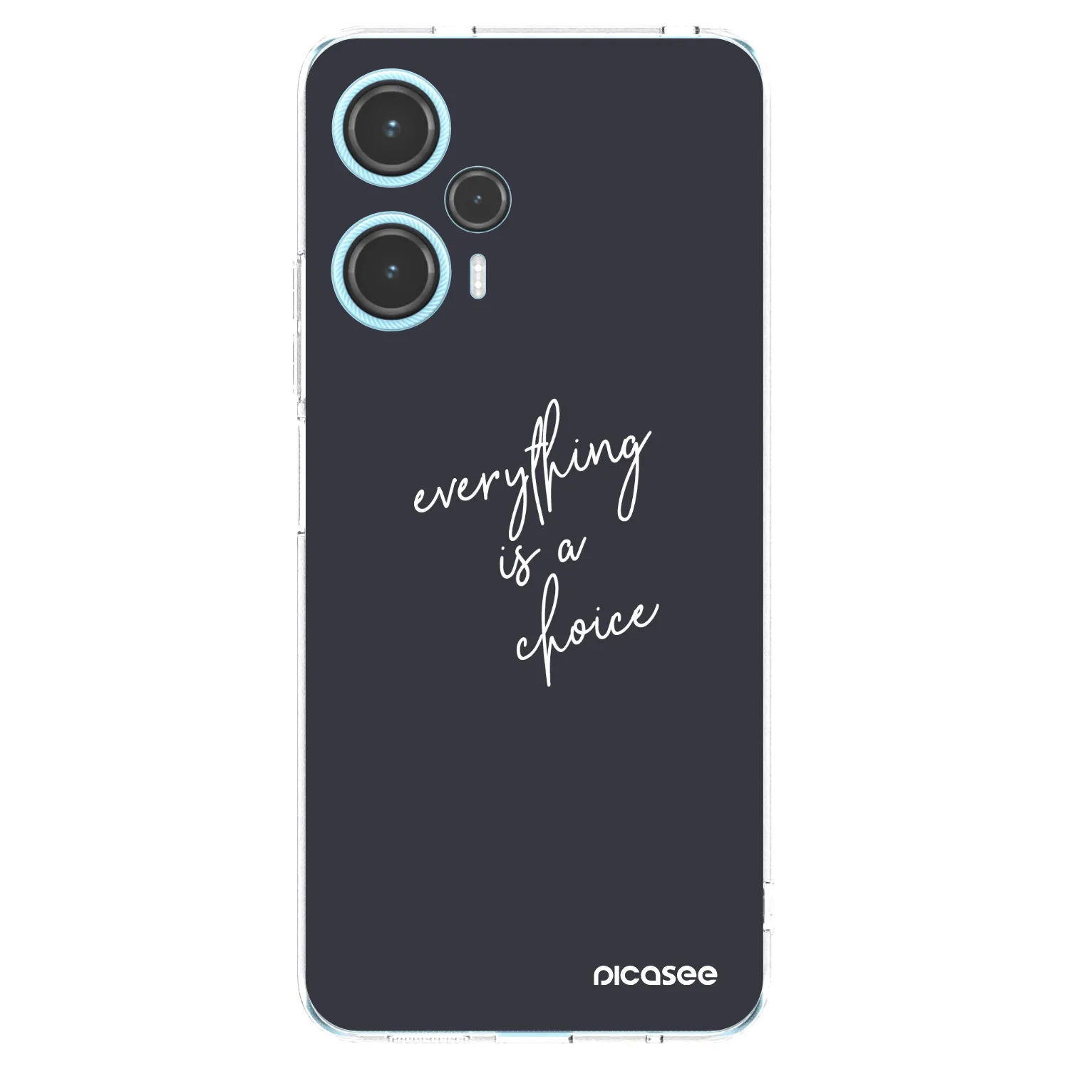 Picasee silikonový průhledný obal pro Xiaomi Poco F5 - Vše je na tobě