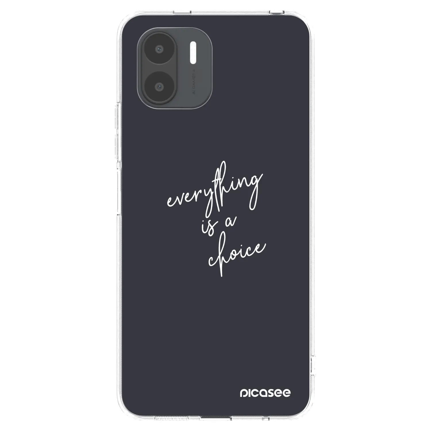 Picasee silikonový průhledný obal pro Xiaomi Redmi A2 - Vše je na tobě