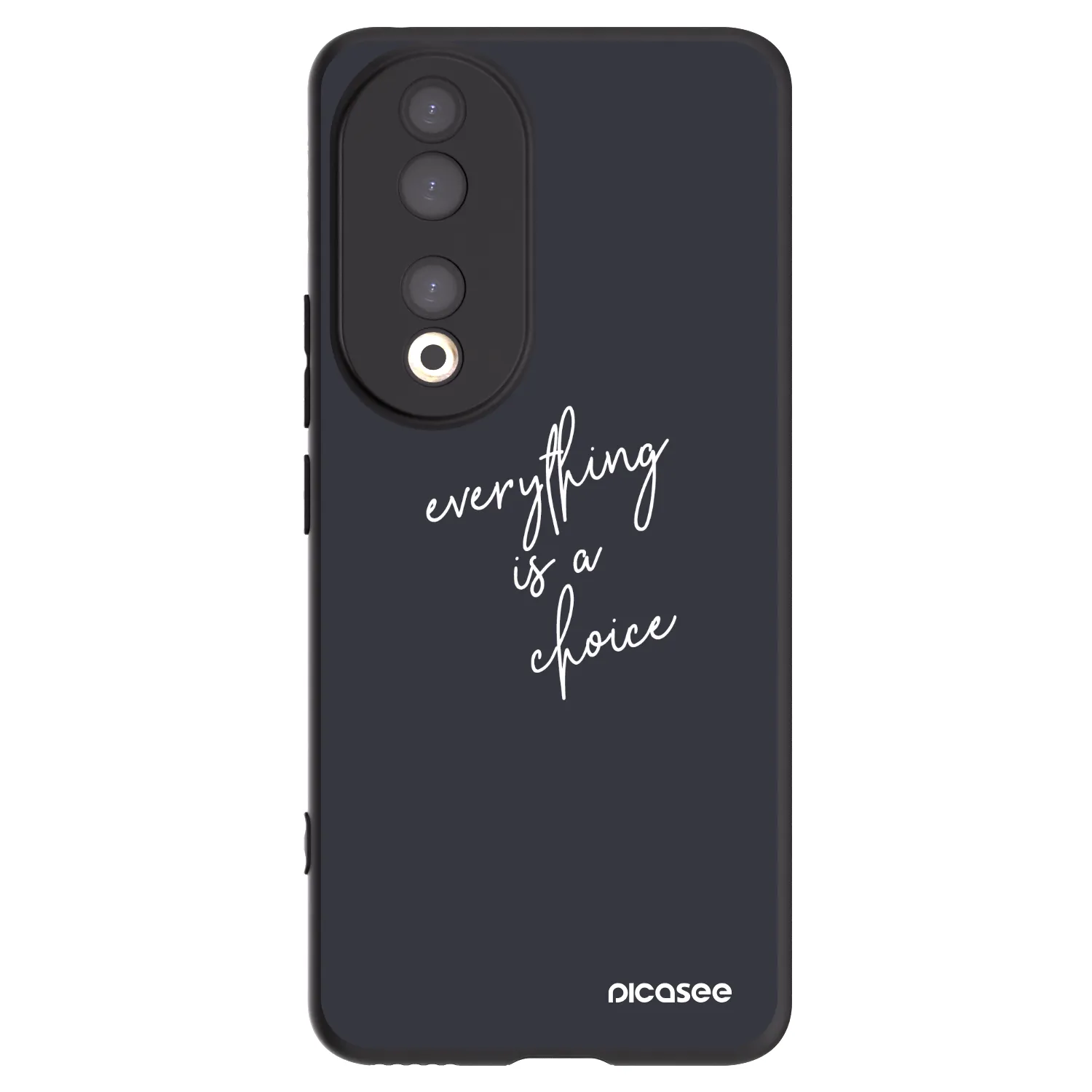Picasee silikonový černý obal pro Honor 90 5G - Vše je na tobě