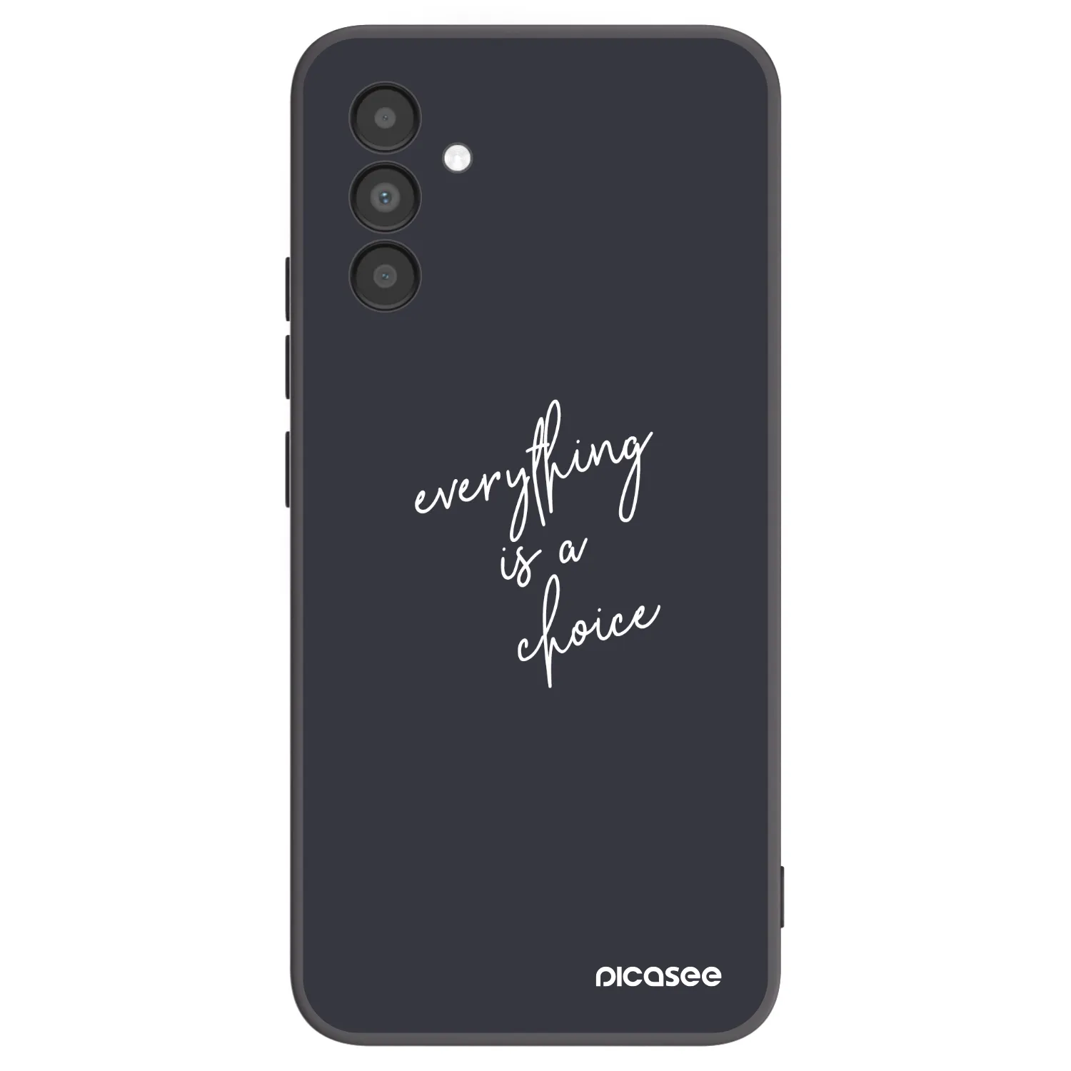 Picasee silikonový černý obal pro Samsung Galaxy A04s A047F - Vše je na tobě