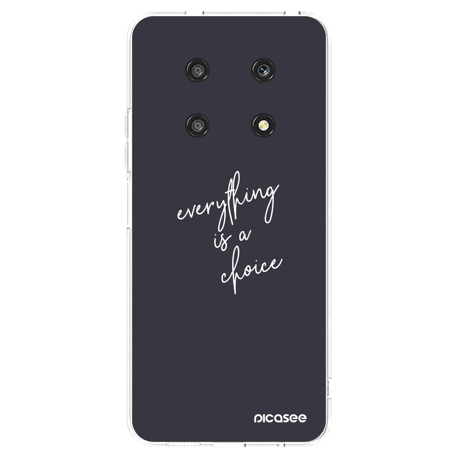 Picasee silikonový průhledný obal pro Honor Magic4 Lite 5G - Vše je na tobě