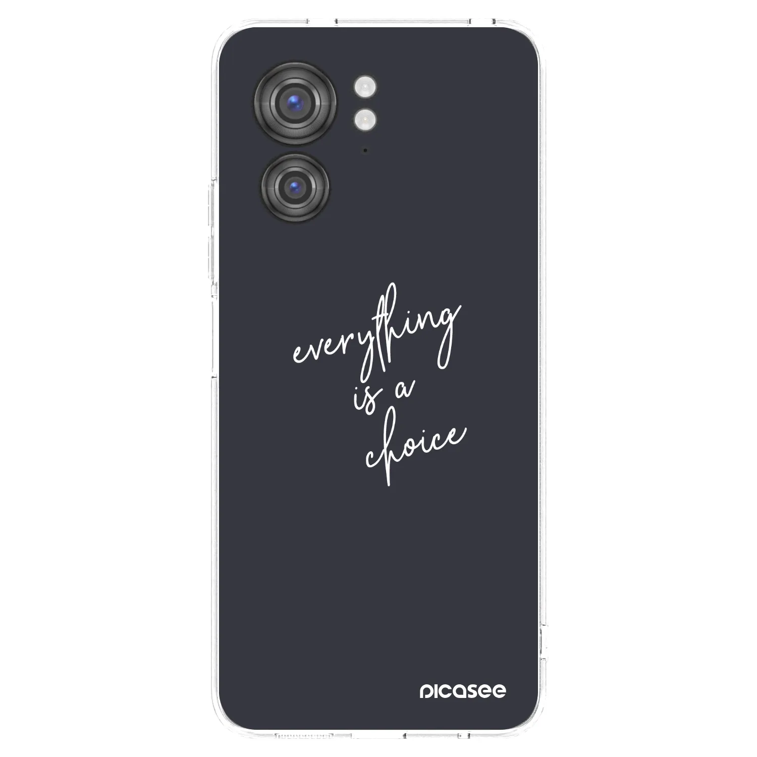 Picasee silikonový průhledný obal pro Motorola Edge 40 - Vše je na tobě