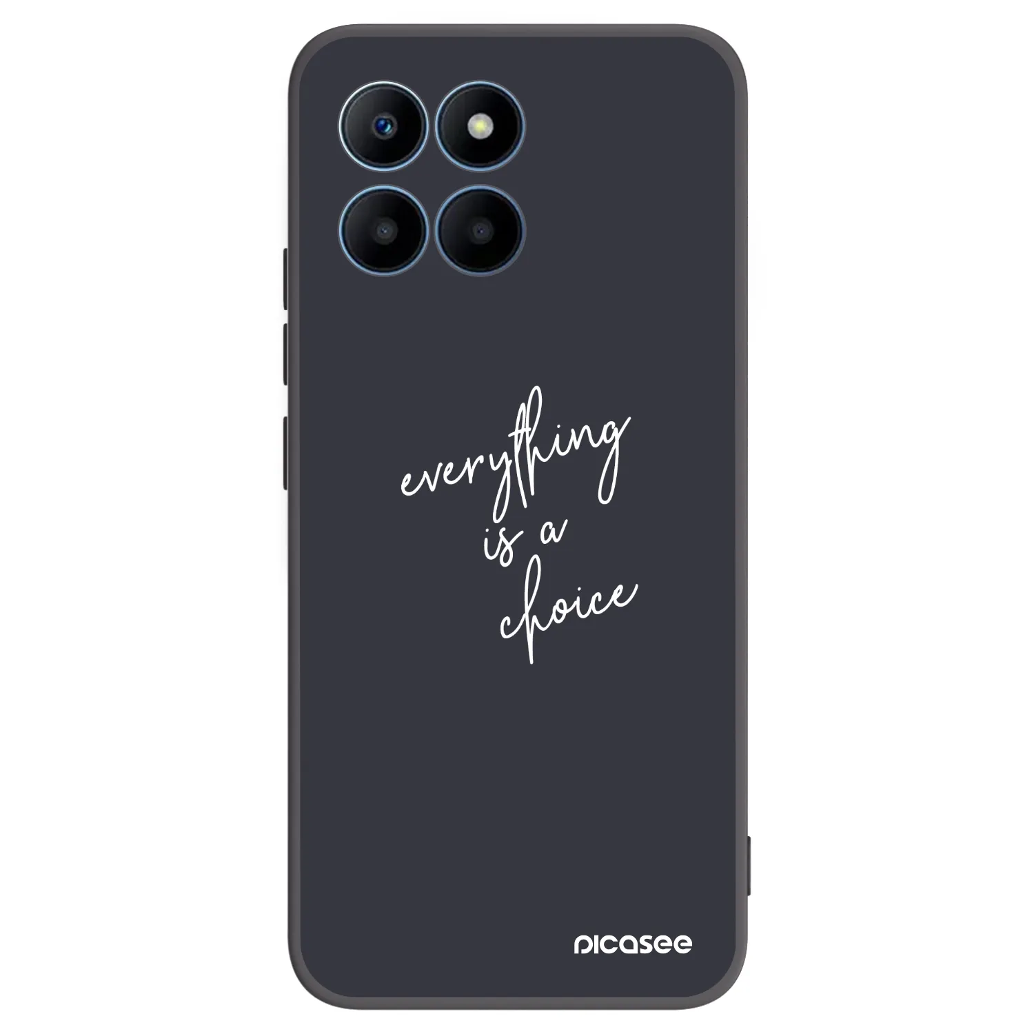 Picasee silikonový černý obal pro Honor 70 Lite - Vše je na tobě