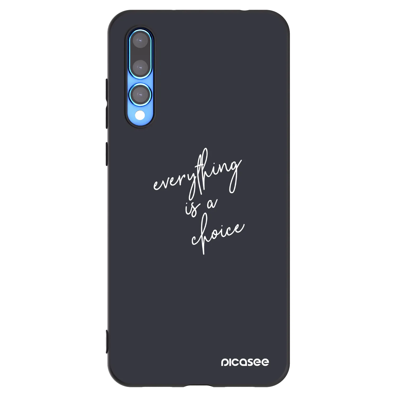 Picasee silikonový černý obal pro Huawei P20 Pro - Vše je na tobě