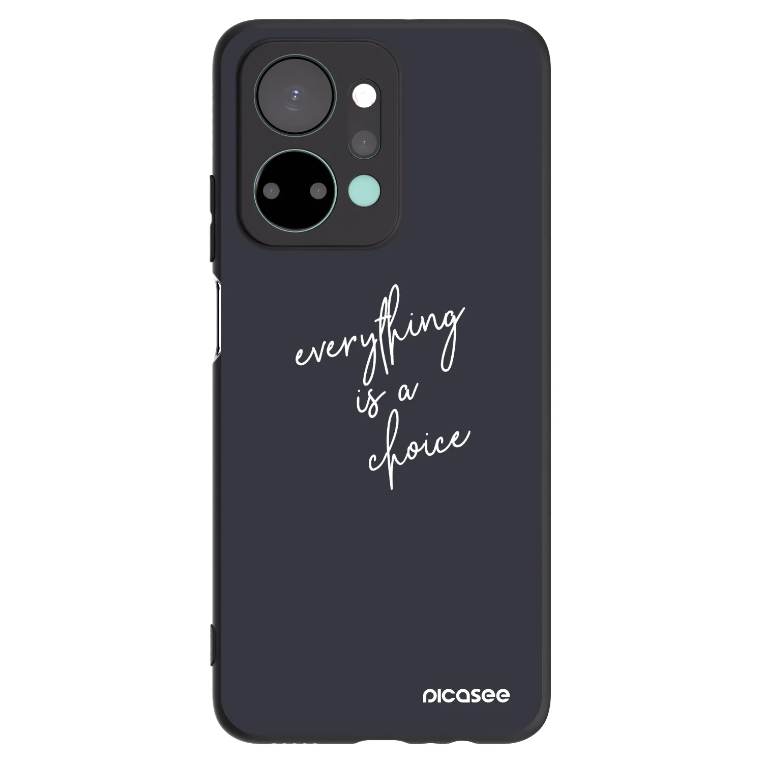 Picasee silikonový černý obal pro Honor X7a - Vše je na tobě