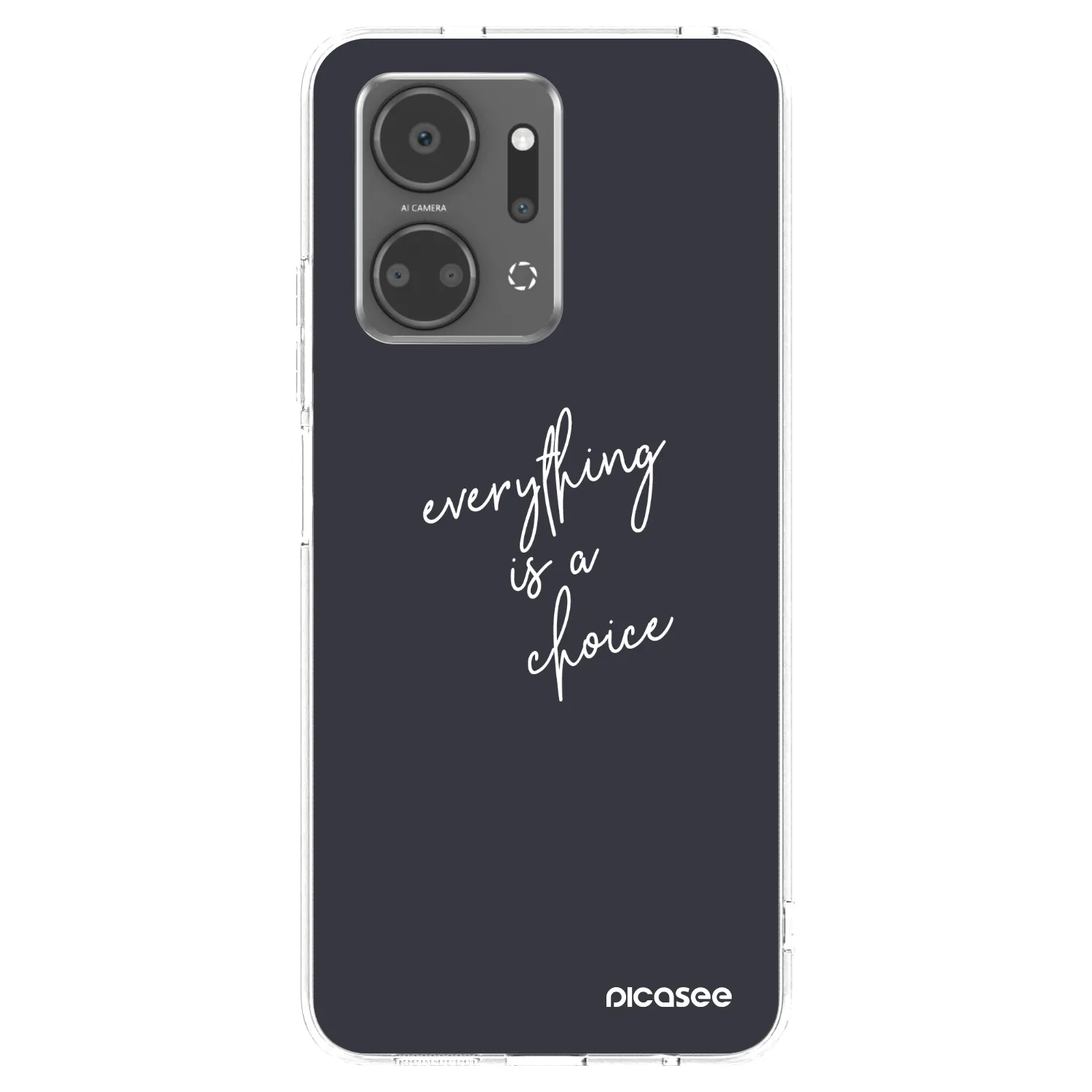 Picasee silikonový průhledný obal pro Honor X7a - Vše je na tobě