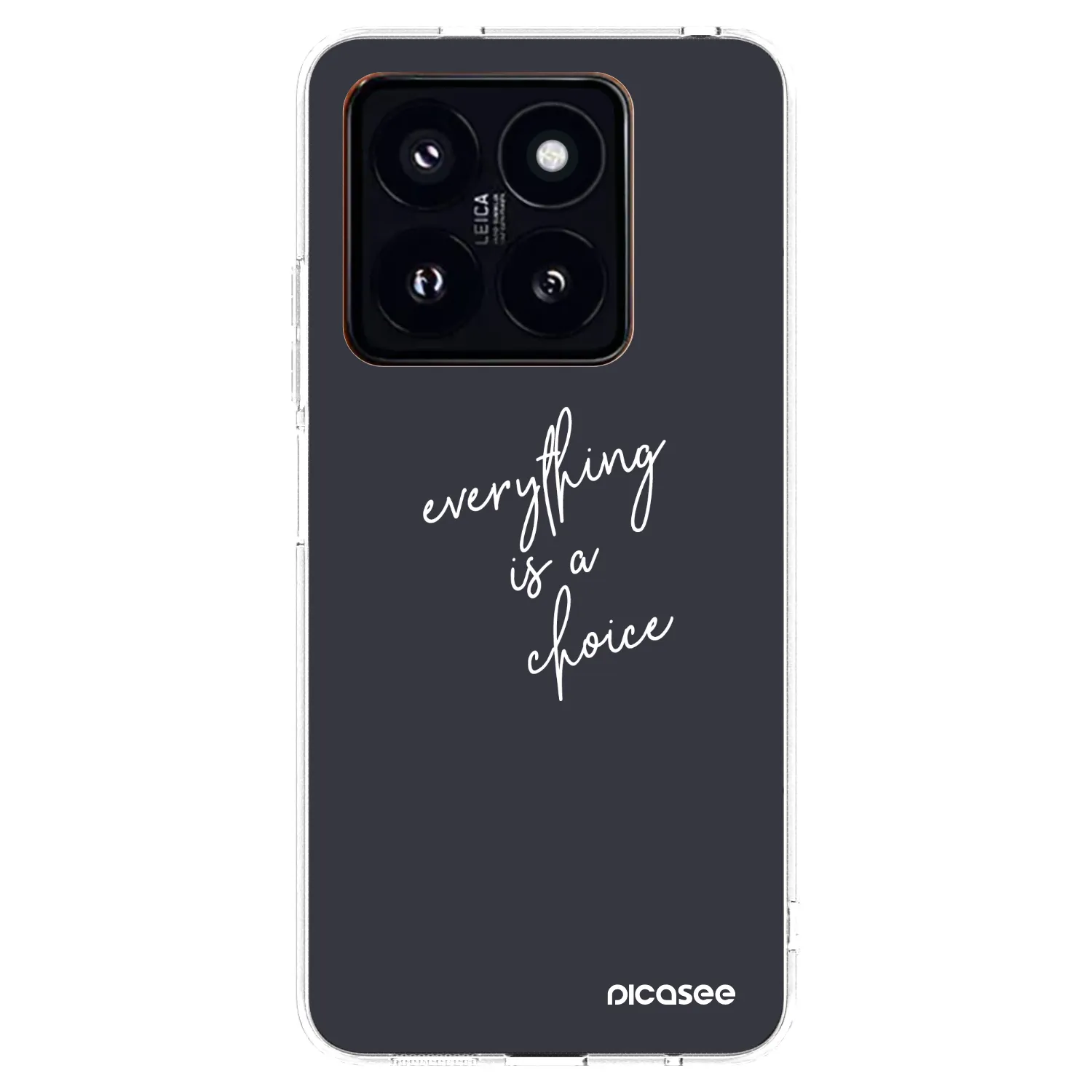 Picasee silikonový průhledný obal pro Xiaomi 14 Pro - Vše je na tobě