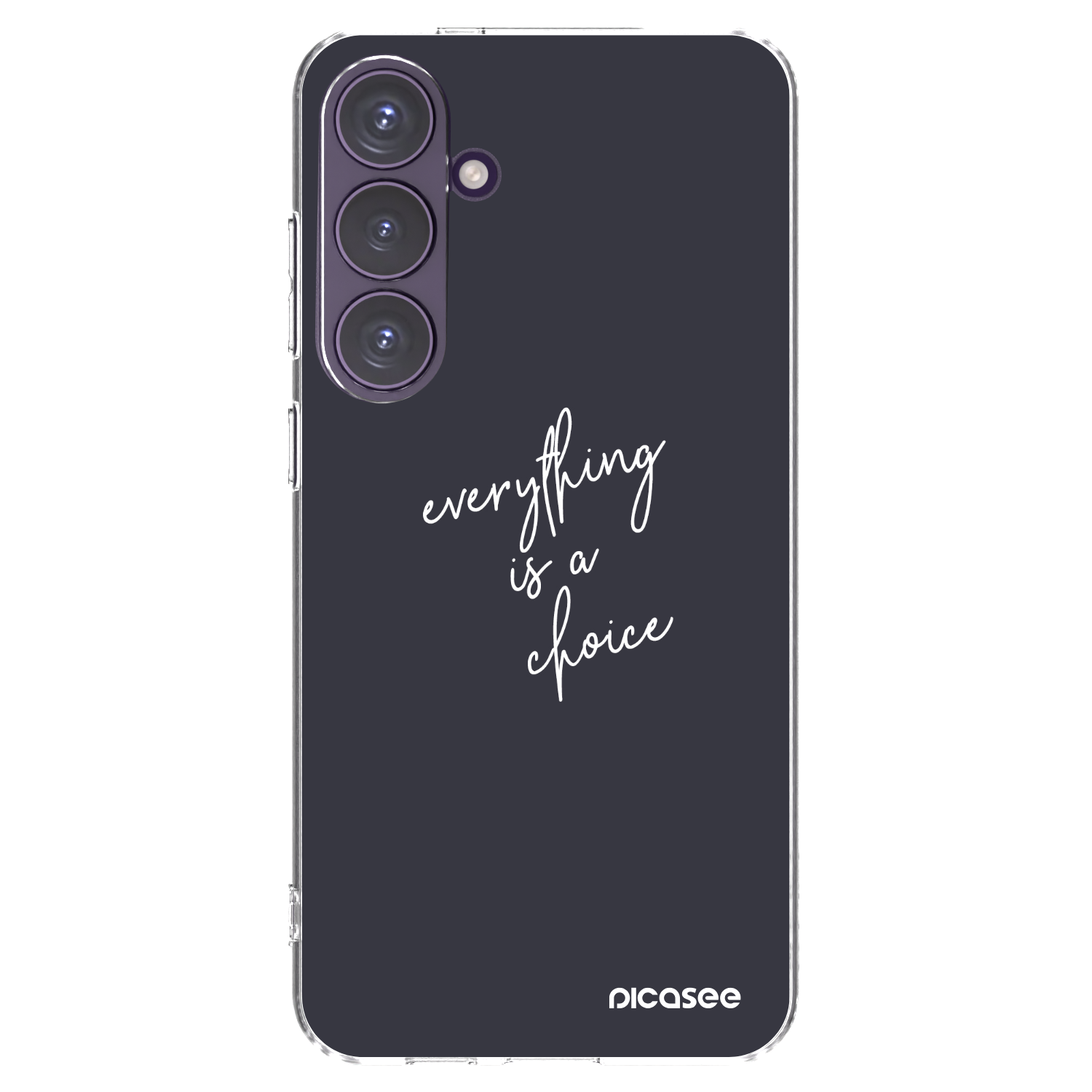 Picasee silikonový průhledný obal pro Samsung Galaxy S24+ S926B 5G - Vše je na tobě