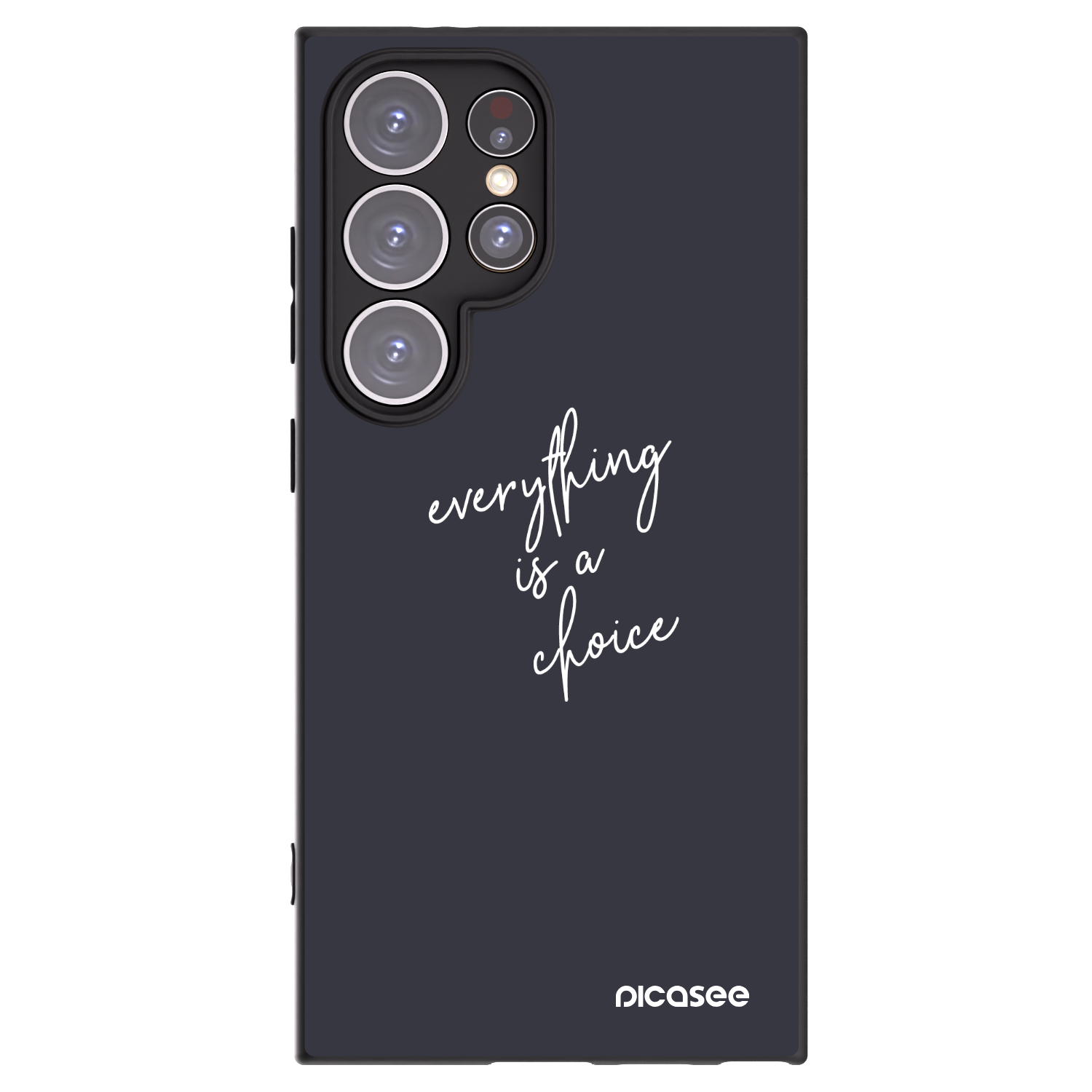 Picasee silikonový černý obal pro Samsung Galaxy S24 Ultra S928B 5G - Vše je na tobě