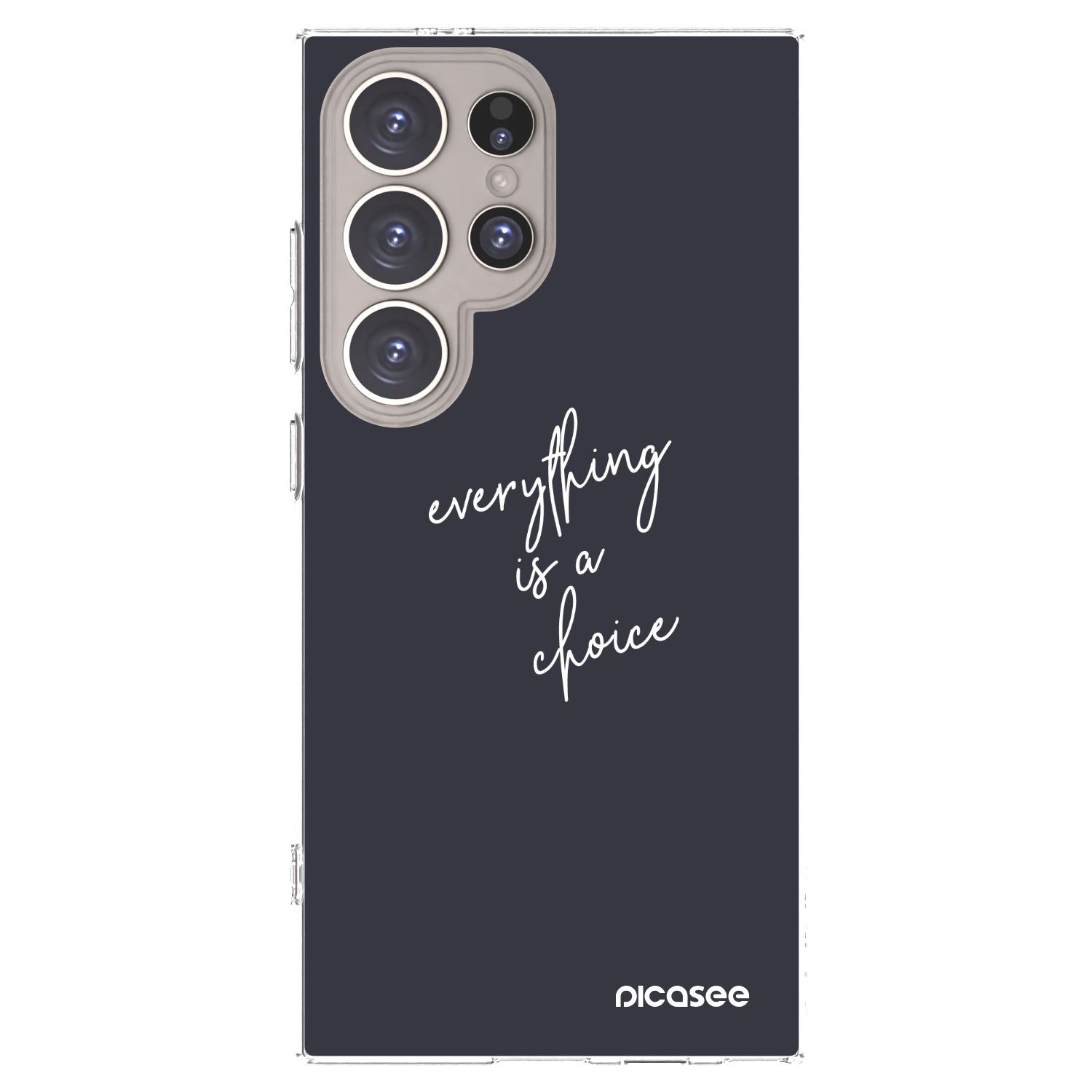 Picasee silikonový průhledný obal pro Samsung Galaxy S24 Ultra S928B 5G - Vše je na tobě