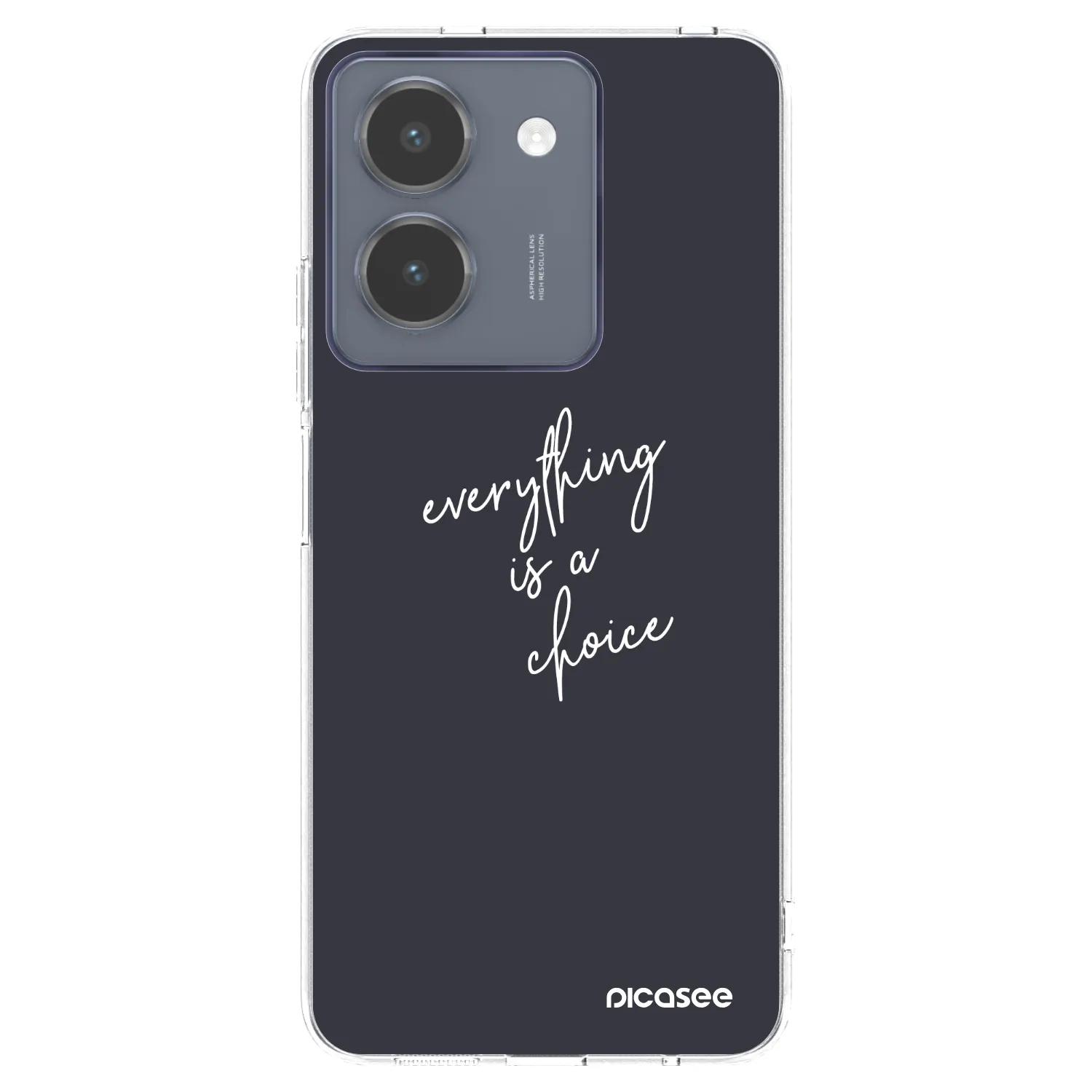 Picasee silikonový průhledný obal pro Vivo Y36 4G - Vše je na tobě