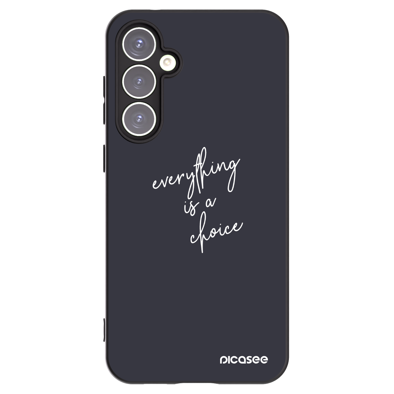 Picasee silikonový černý obal pro Samsung Galaxy S23 FE S711B - Vše je na tobě