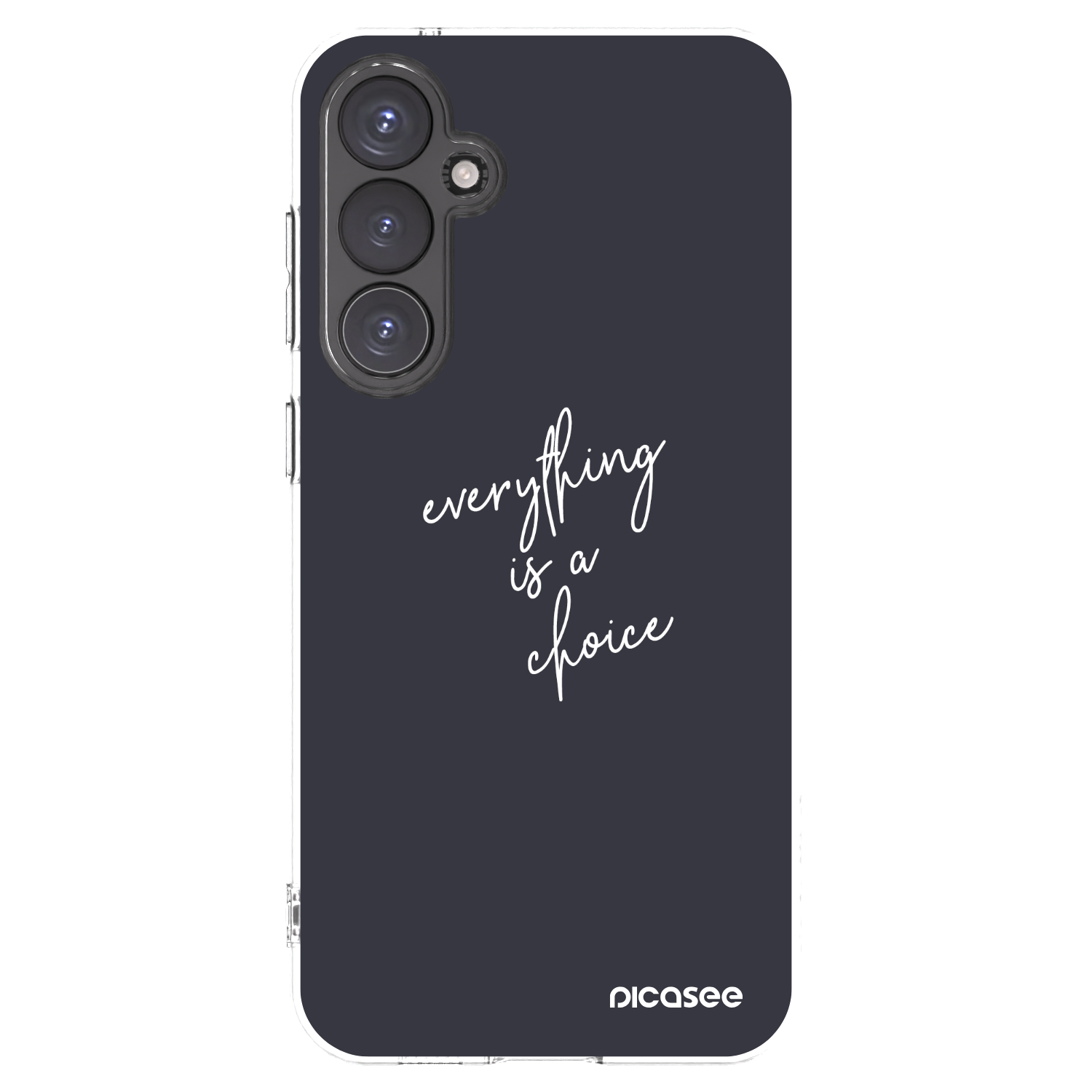 Picasee silikonový průhledný obal pro Samsung Galaxy S23 FE S711B - Vše je na tobě