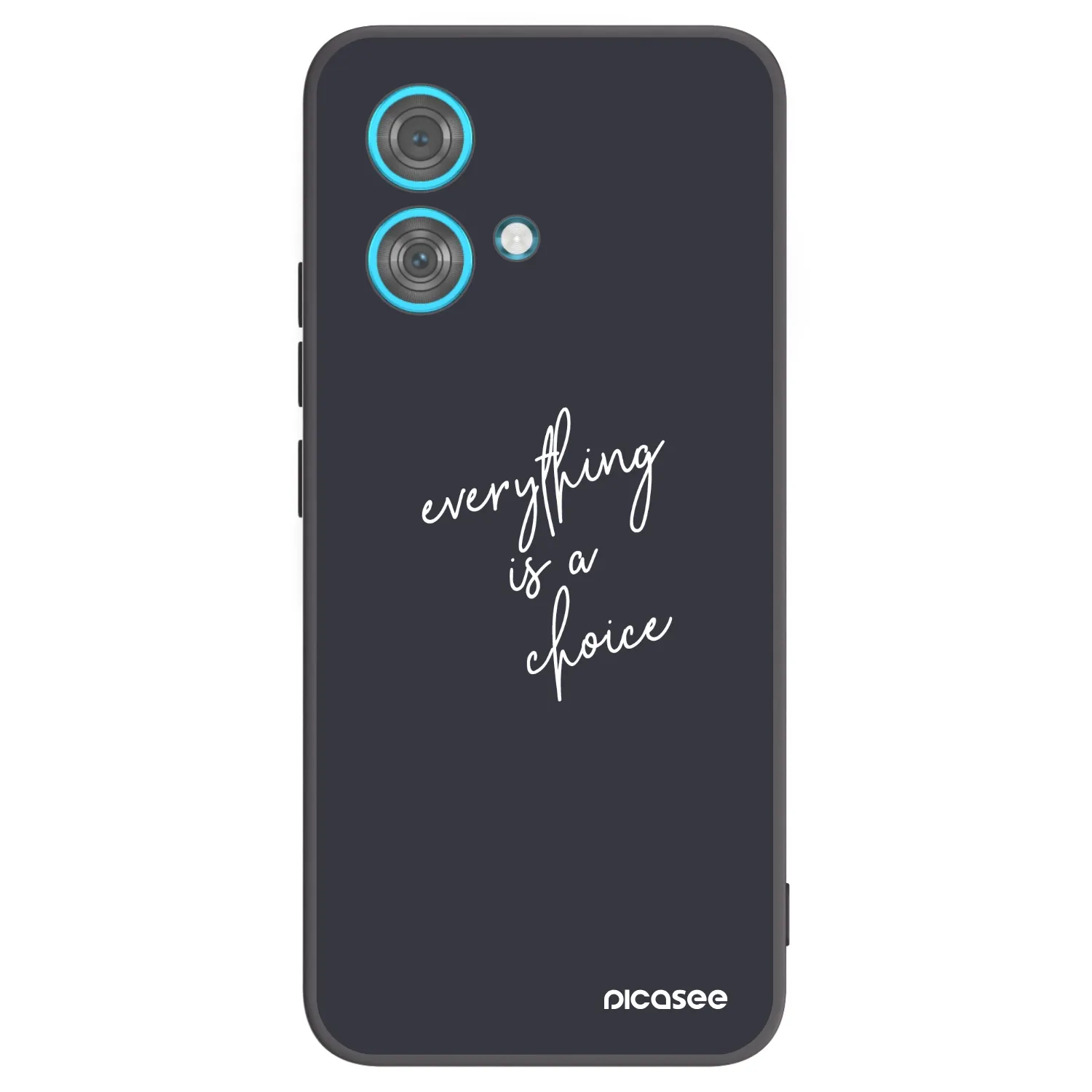 Picasee silikonový černý obal pro Motorola Edge 40 Neo - Vše je na tobě