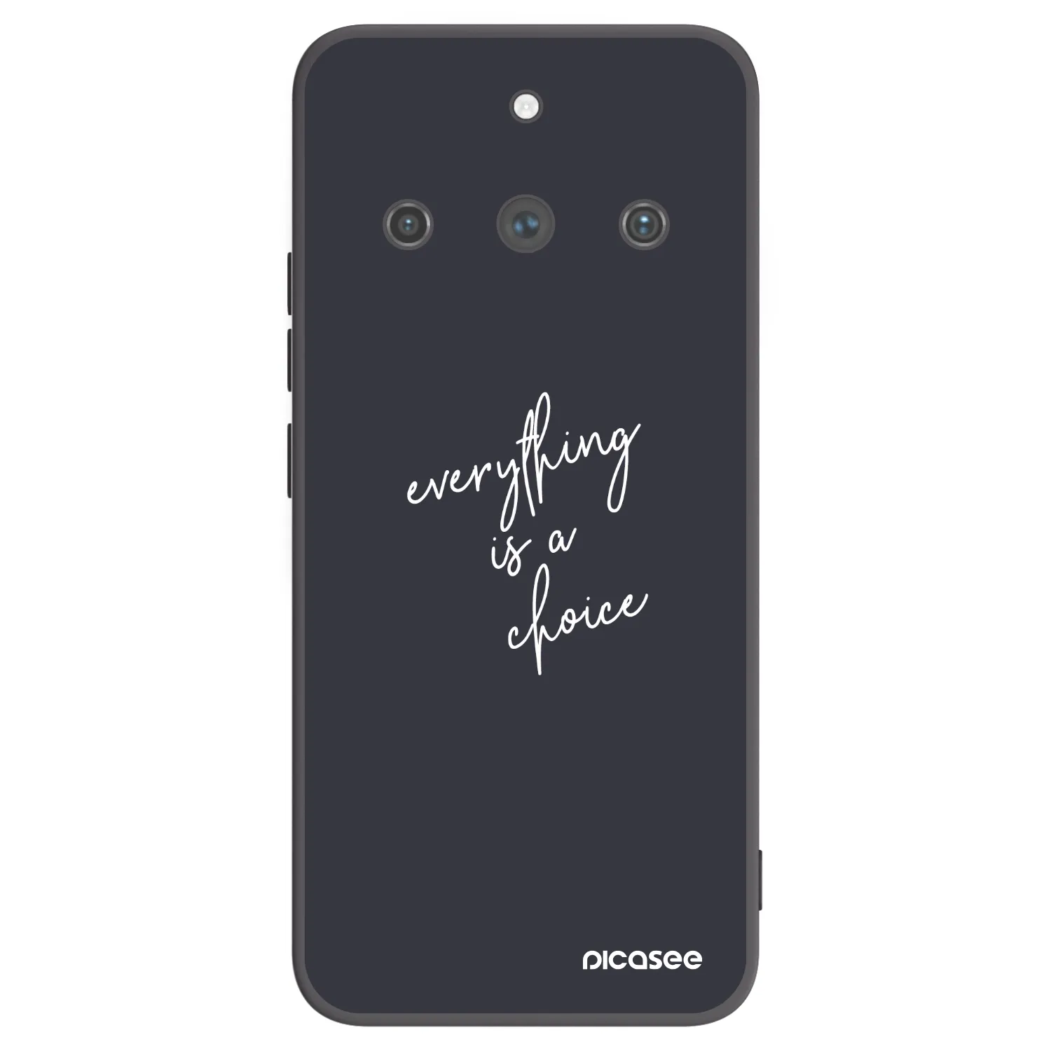 Picasee silikonový černý obal pro Realme 11 Pro+ - Vše je na tobě