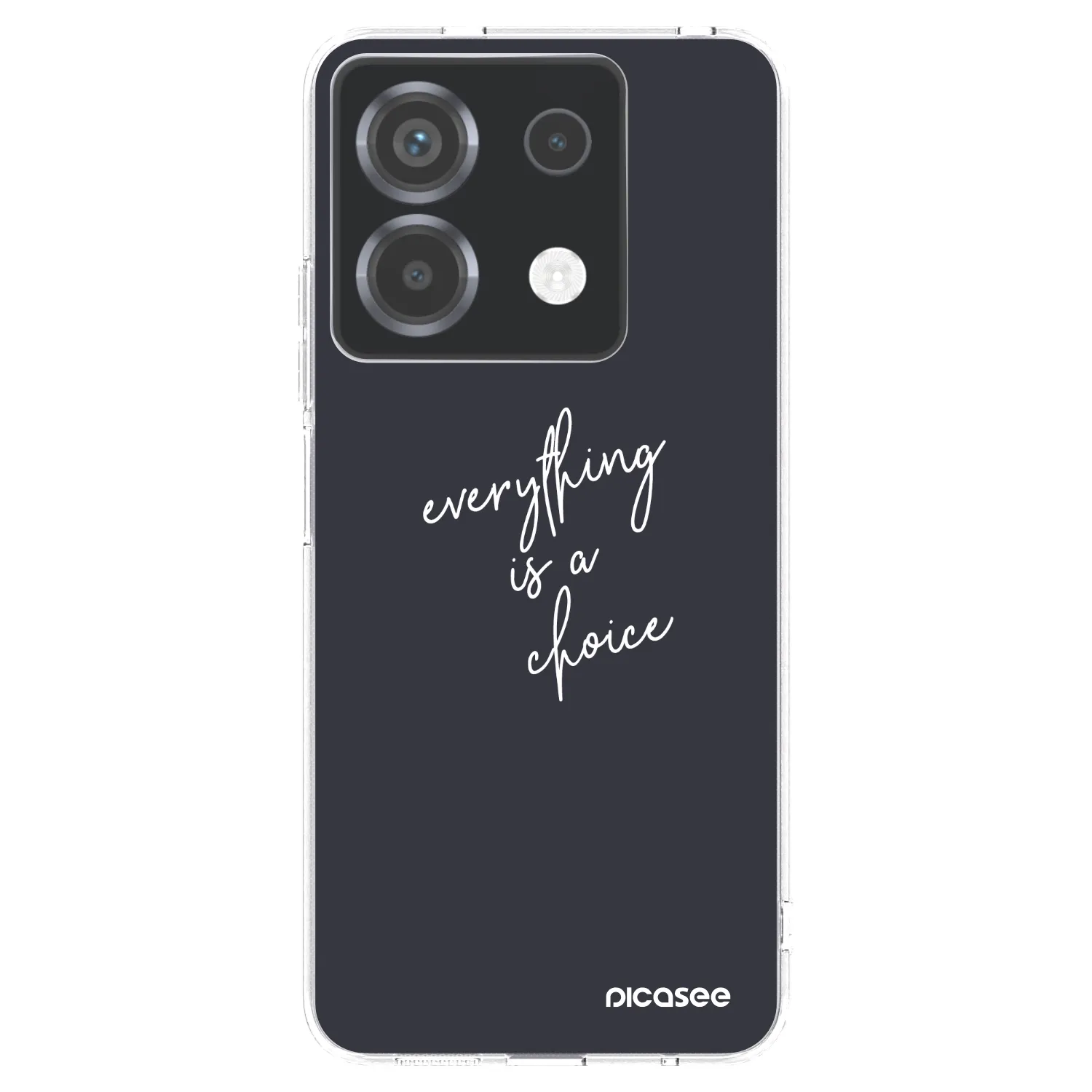 Picasee silikonový průhledný obal pro Xiaomi Poco X6 - Vše je na tobě