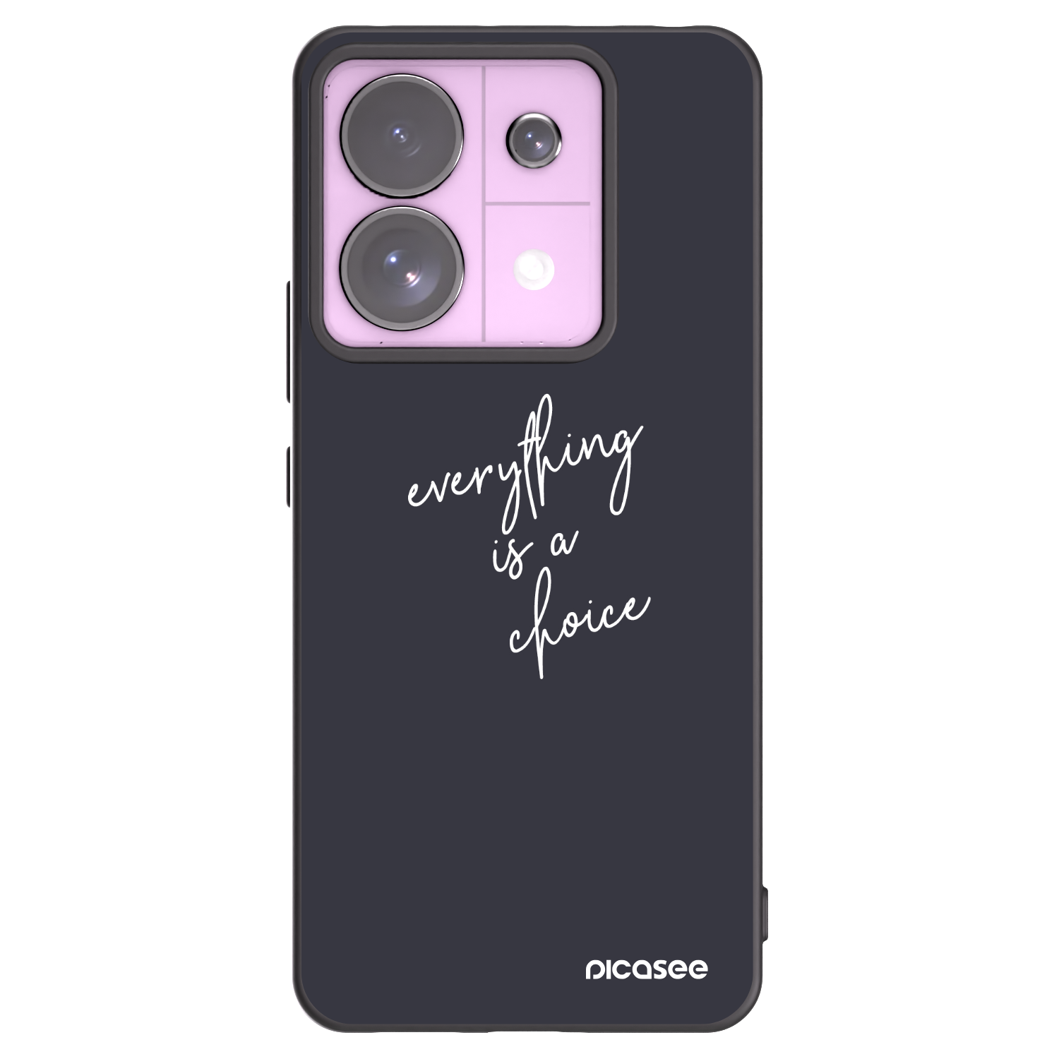 Picasee silikonový černý obal pro Xiaomi Redmi Note 13 Pro 5G - Vše je na tobě