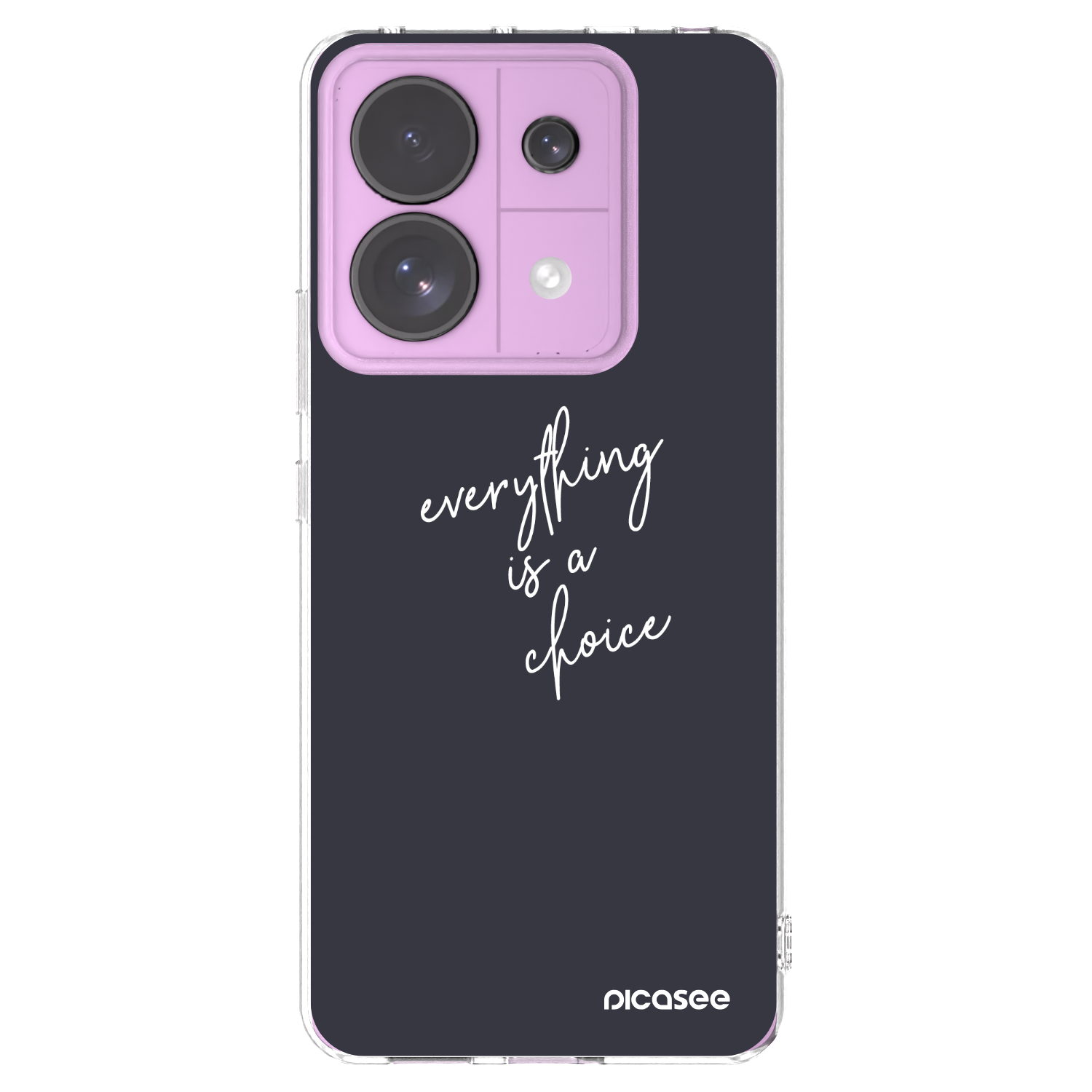 Picasee silikonový průhledný obal pro Xiaomi Redmi Note 13 Pro 5G - Vše je na tobě