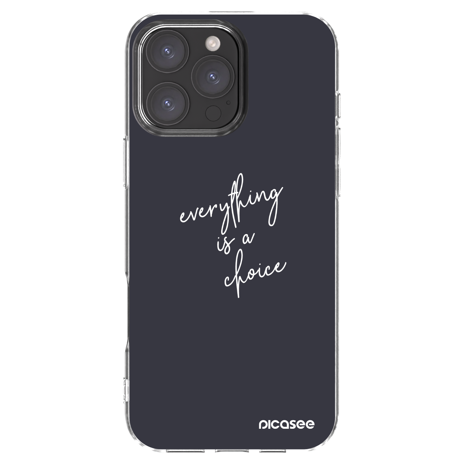 Picasee silikonový průhledný obal pro Apple iPhone 16 Pro Max - Vše je na tobě