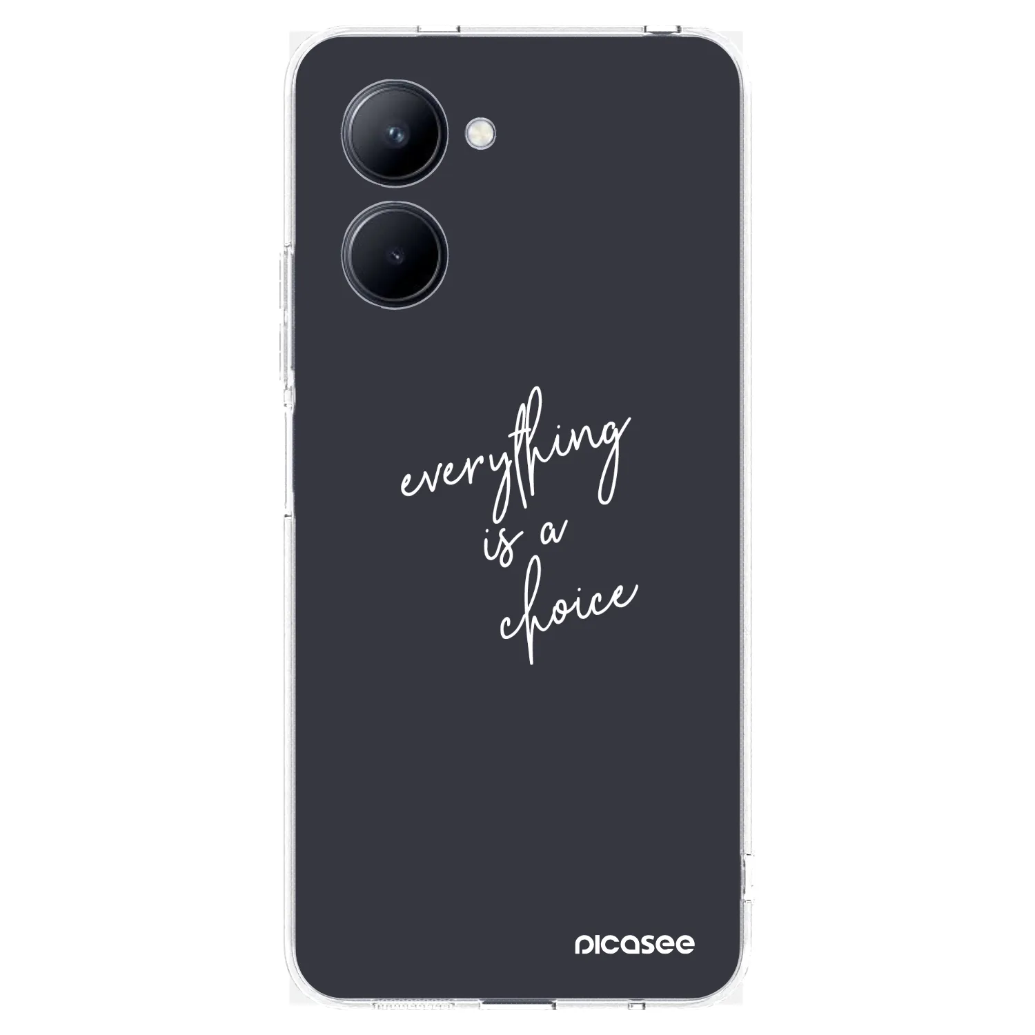 Picasee silikonový průhledný obal pro Realme C33 (2023) - Vše je na tobě
