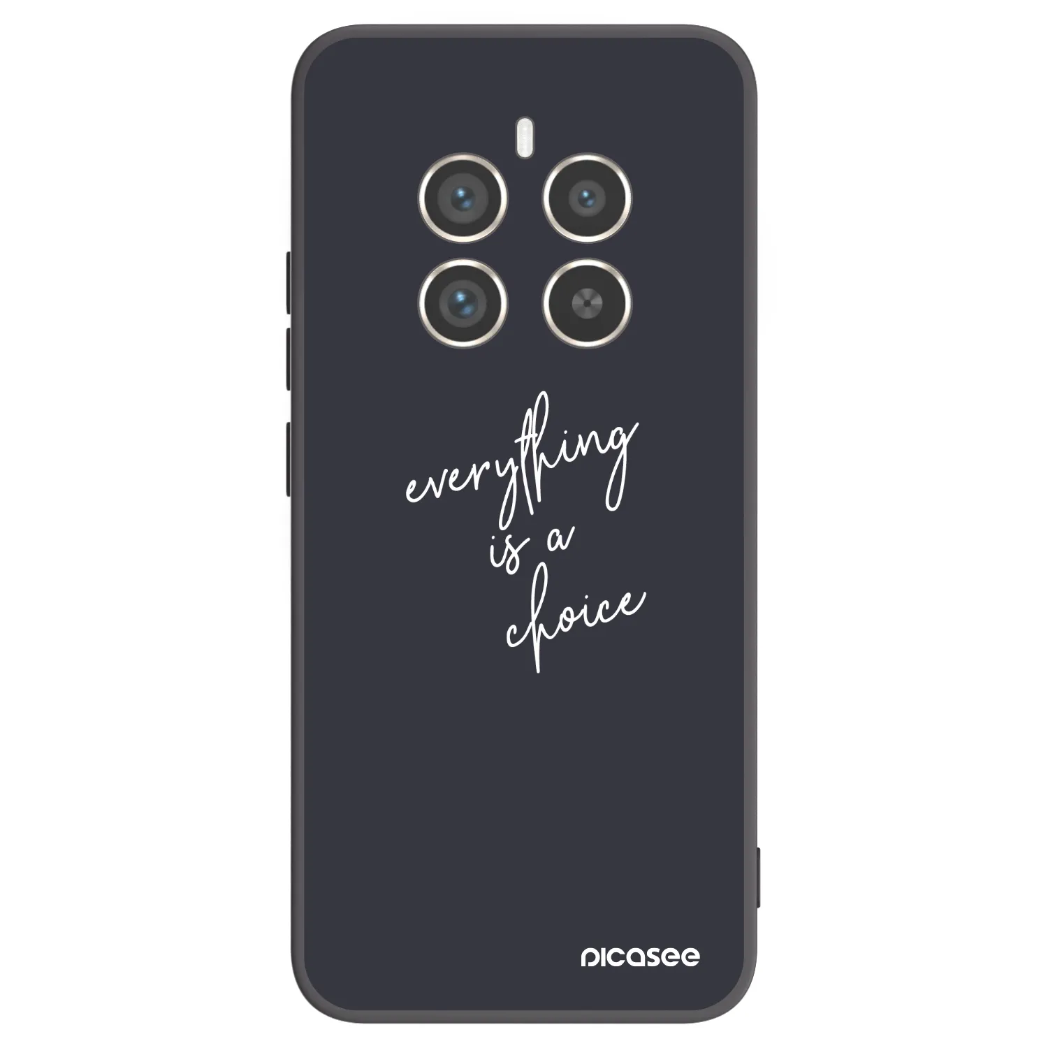 Picasee silikonový černý obal pro Realme 12 Pro 5G - Vše je na tobě