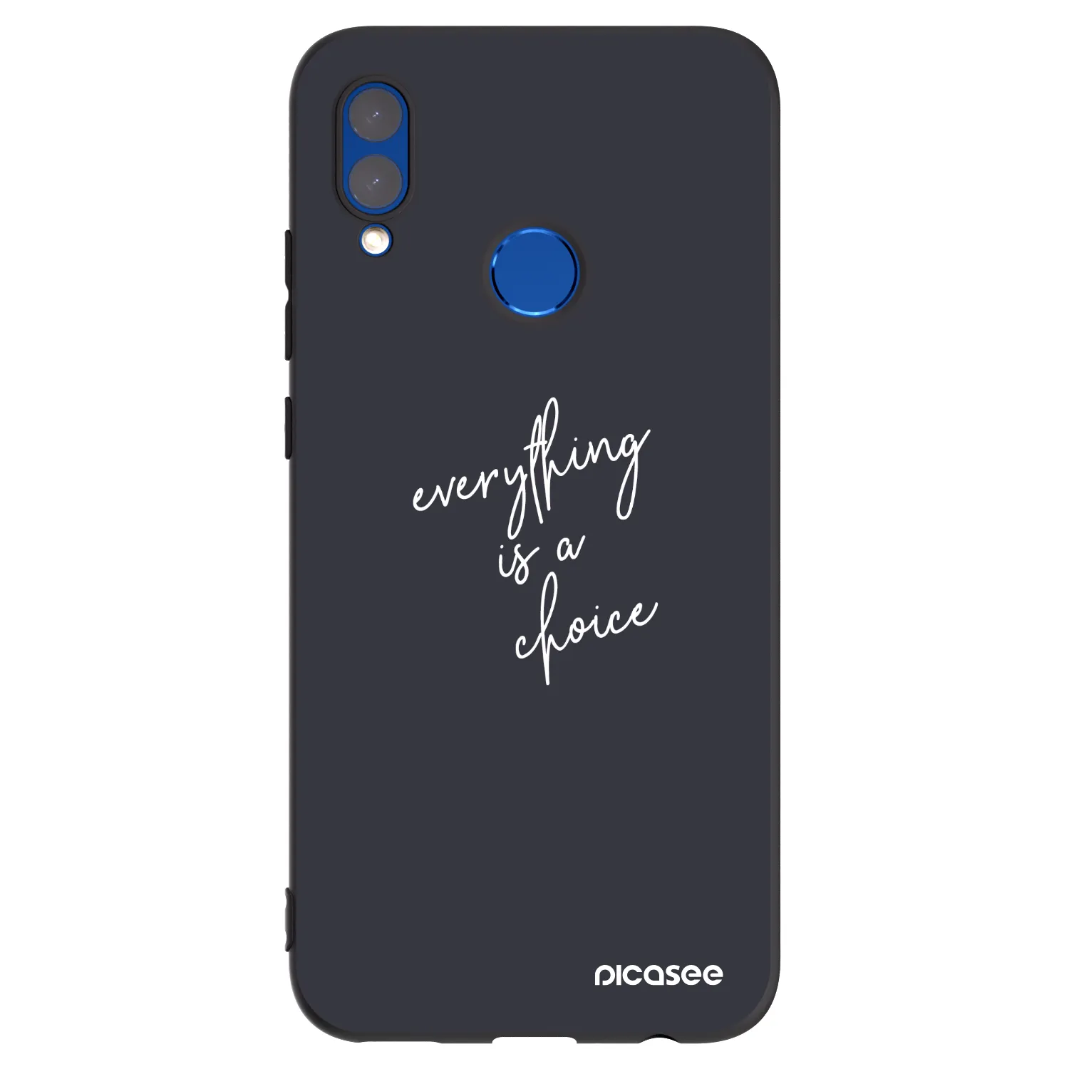 Picasee silikonový černý obal pro Honor 10 Lite - Vše je na tobě