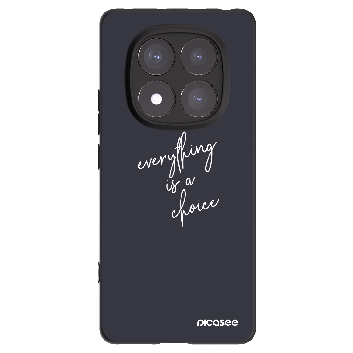 Picasee silikonový černý obal pro Xiaomi Redmi Note 14 Pro 5G - Vše je na tobě