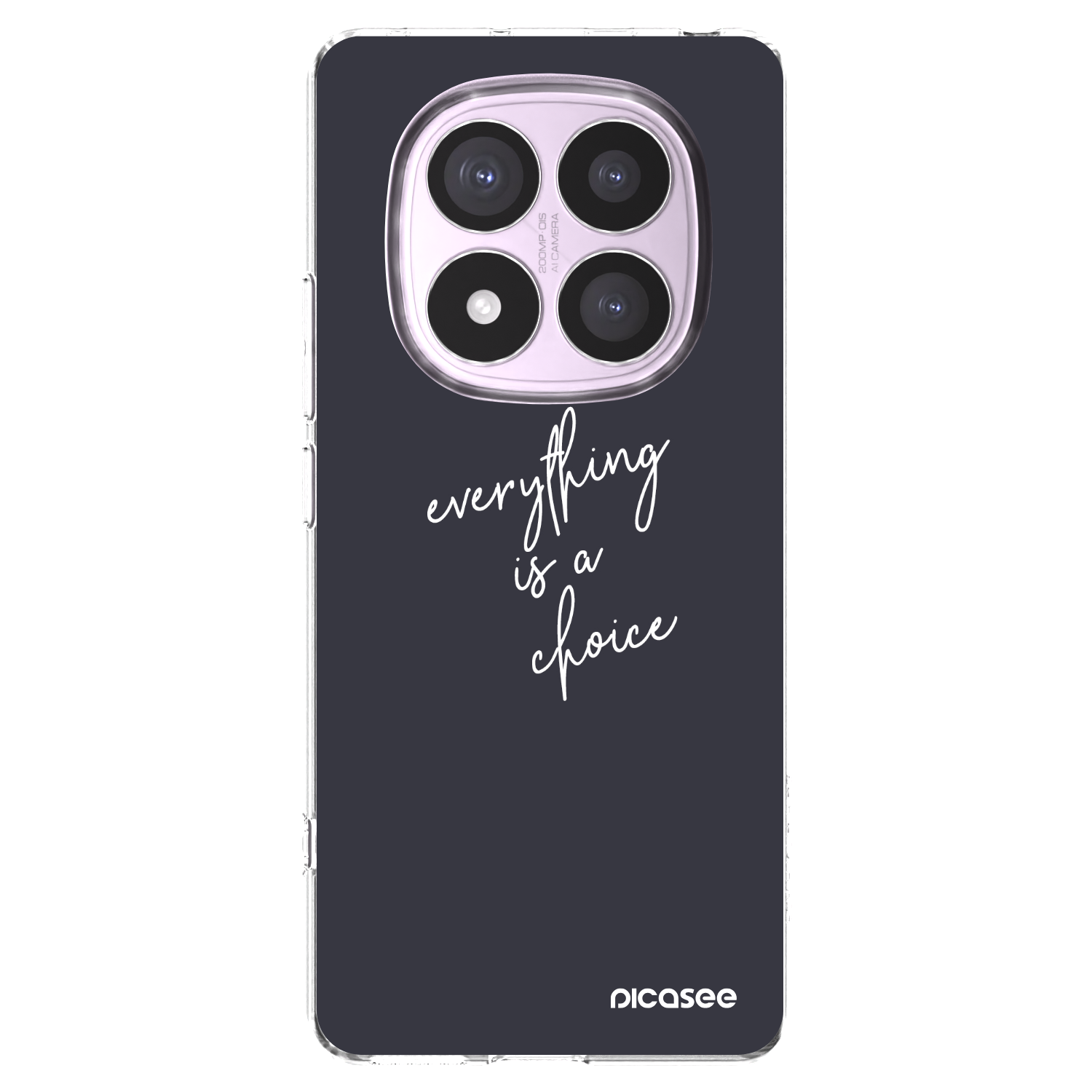 Picasee silikonový průhledný obal pro Xiaomi Redmi Note 14 Pro 5G - Vše je na tobě