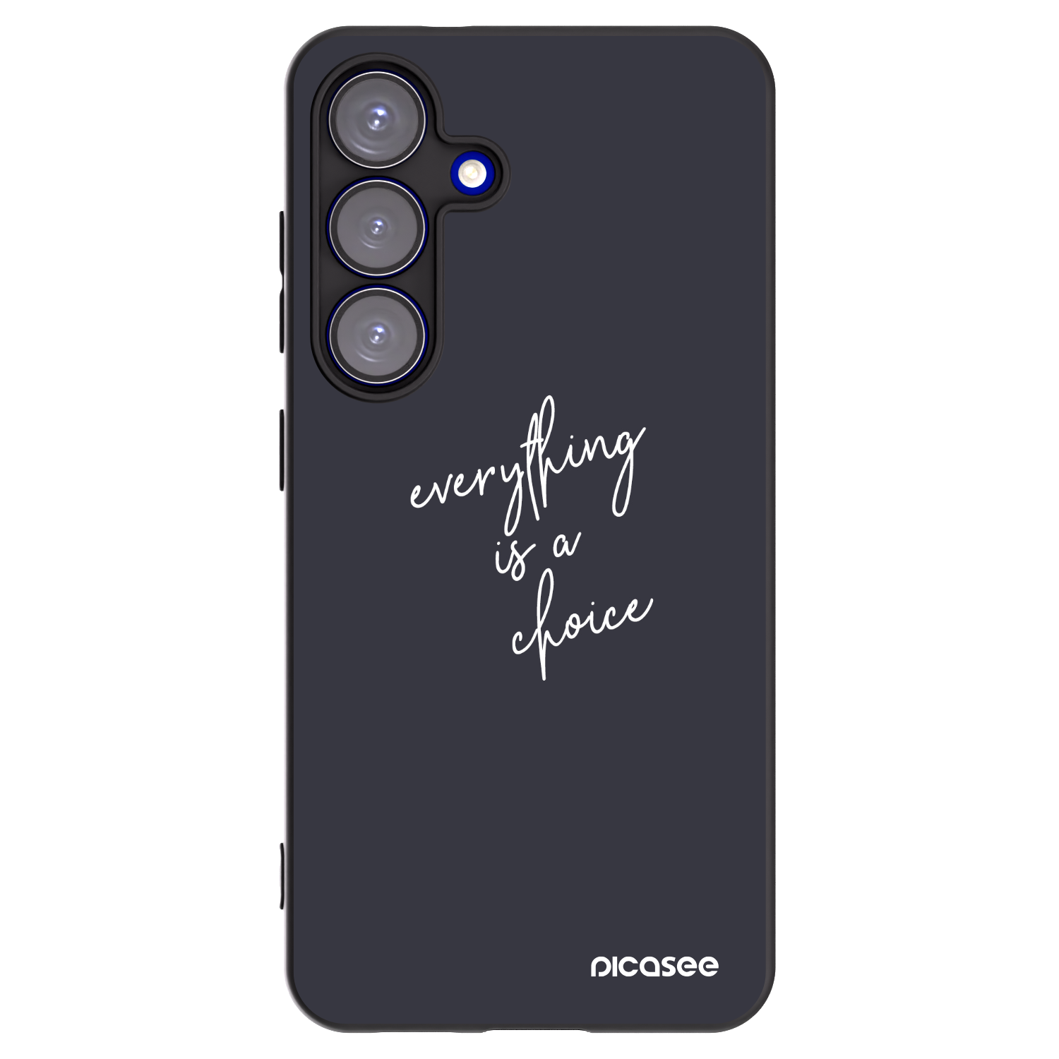 Picasee silikonový černý obal pro Samsung Galaxy S25 5G - Vše je na tobě