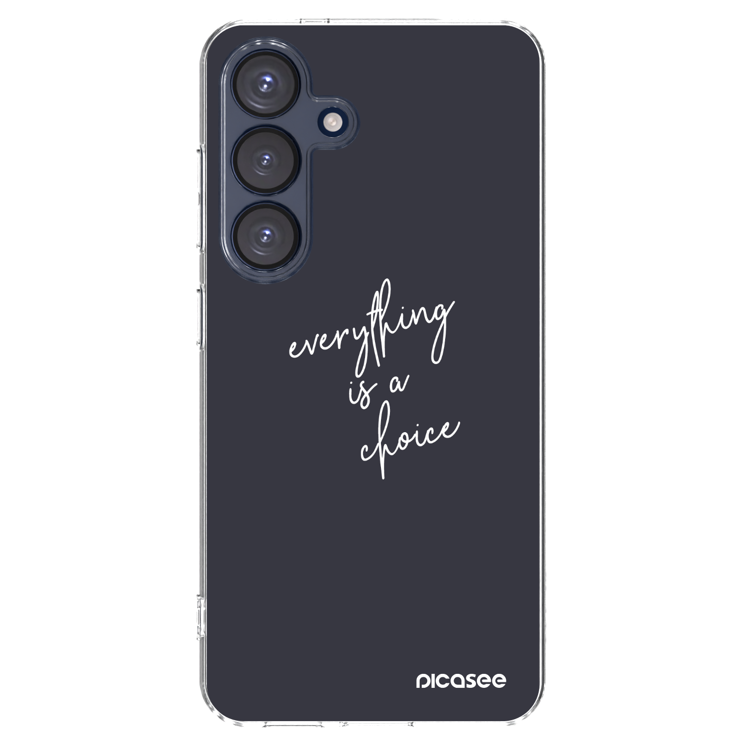 Picasee silikonový průhledný obal pro Samsung Galaxy S25 5G - Vše je na tobě