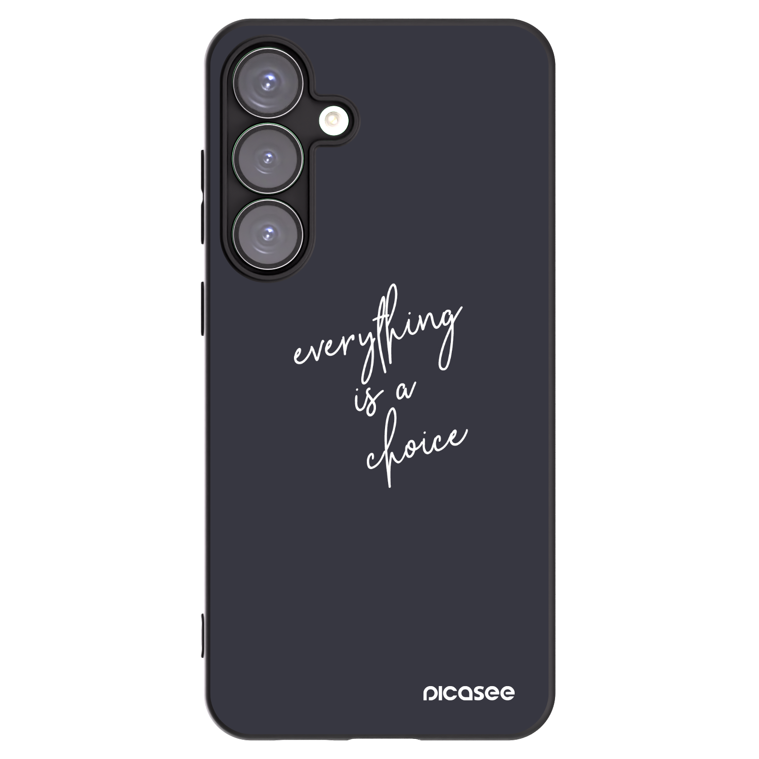 Picasee silikonový černý obal pro Samsung Galaxy S25+ 5G - Vše je na tobě