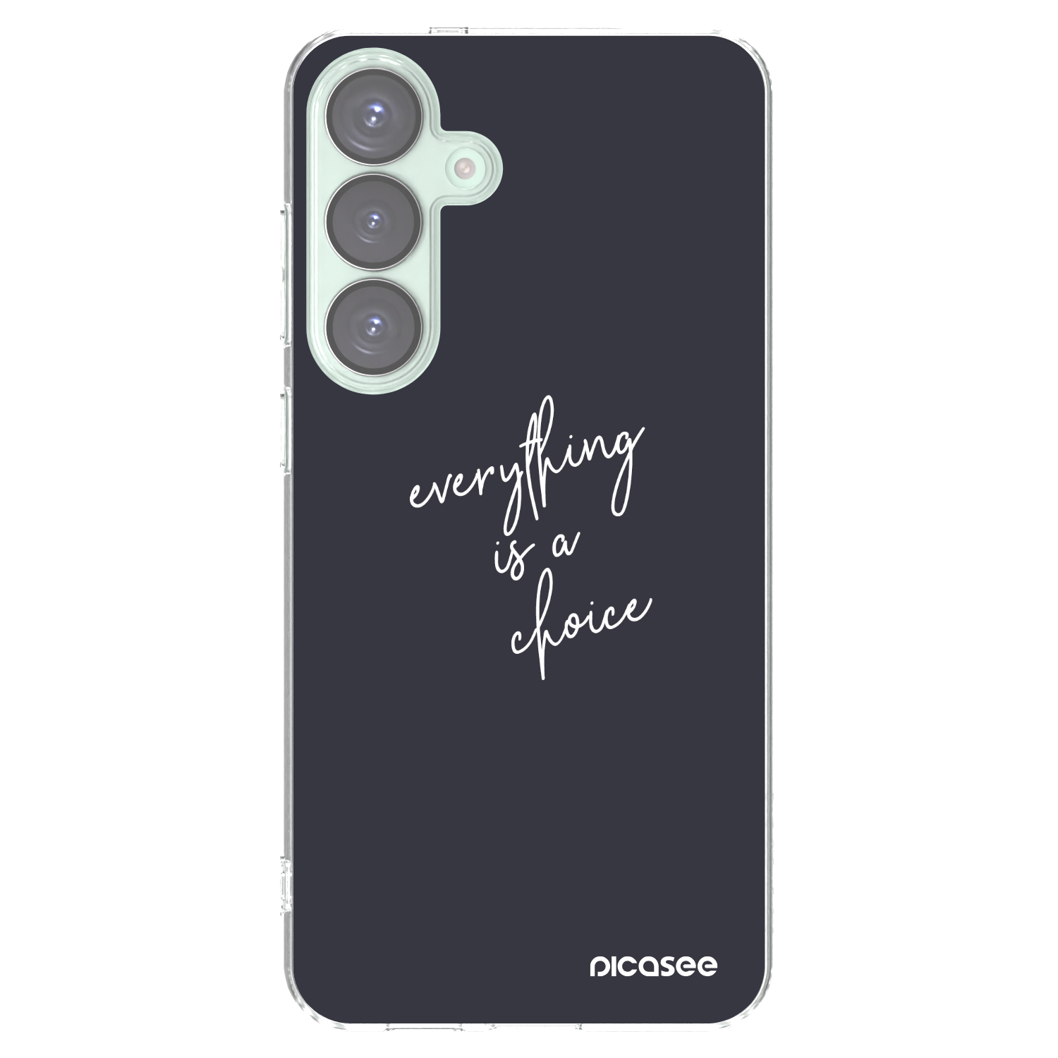 Picasee silikonový průhledný obal pro Samsung Galaxy S25+ 5G - Vše je na tobě