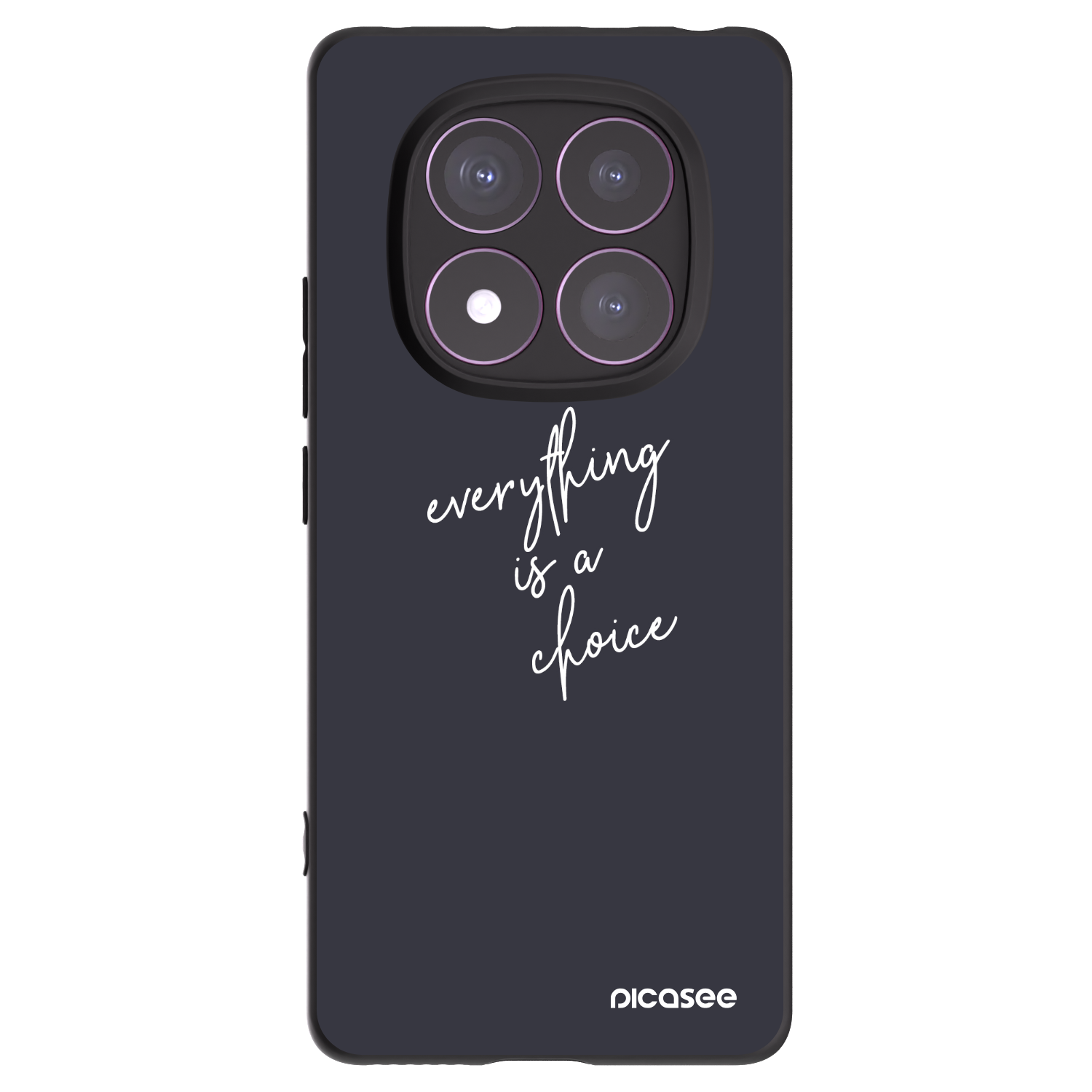 Picasee silikonový černý obal pro Xiaomi Redmi Note 14 Pro 4G - Vše je na tobě