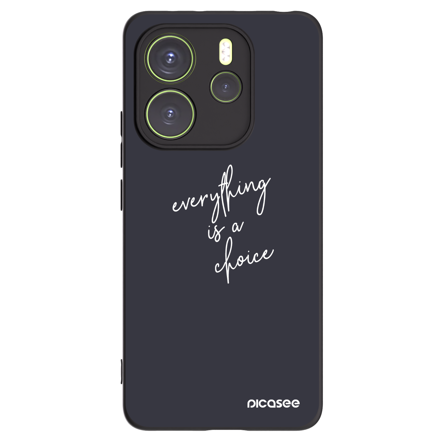Picasee silikonový černý obal pro Xiaomi Redmi Note 14 4G - Vše je na tobě