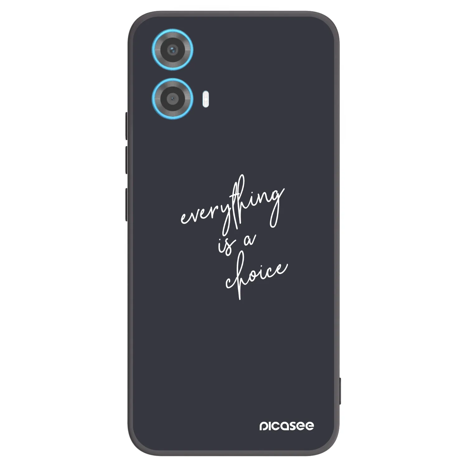 Picasee silikonový černý obal pro Motorola Moto G34 5G - Vše je na tobě